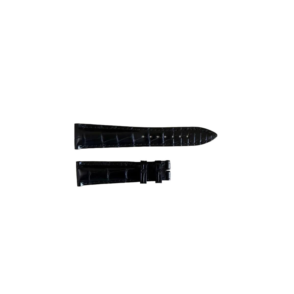 Authentic Ulysse Nardin Alligator Black Watch Strap Band 20mm