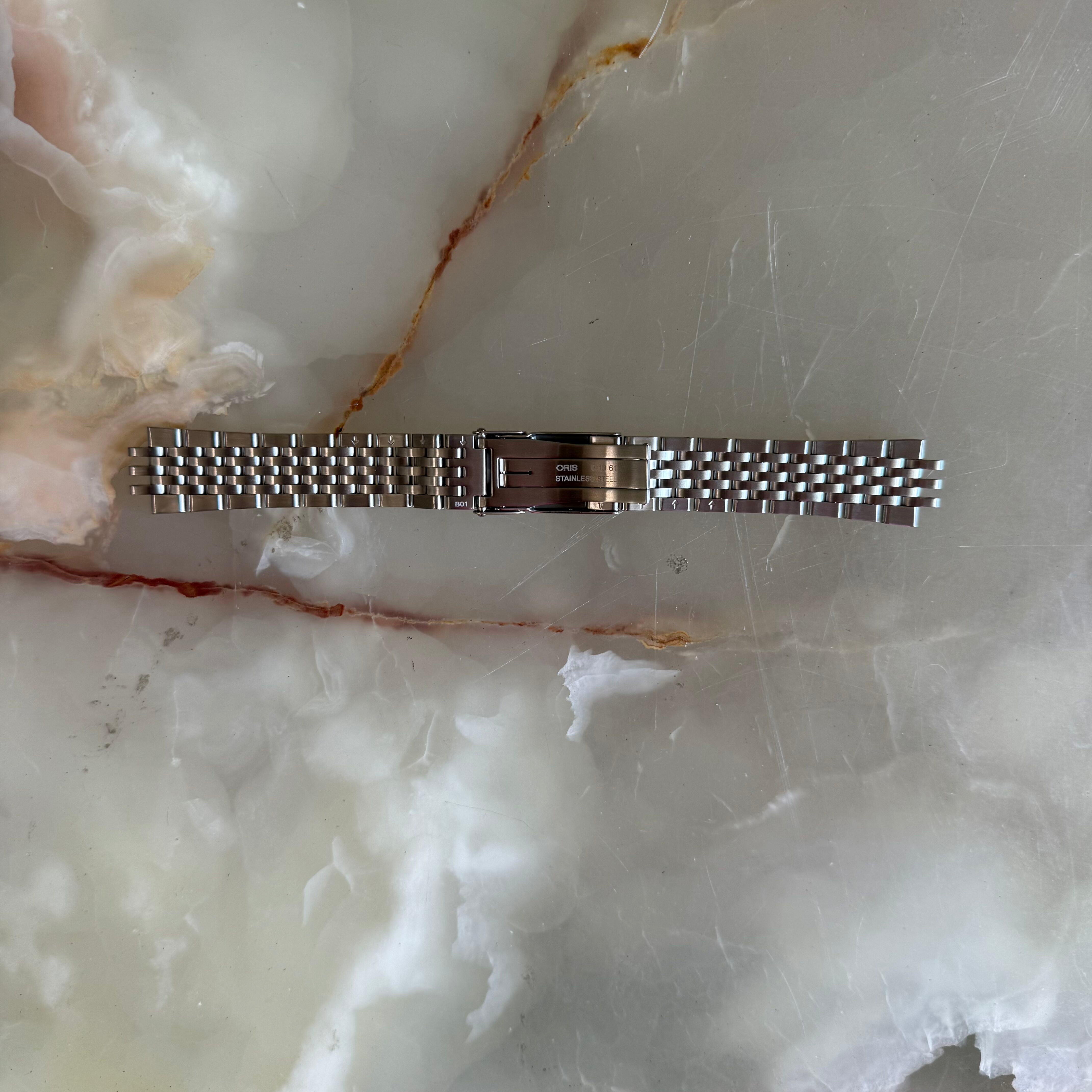 Authentic Oris Steel Watch Bracelet 19mm 81961