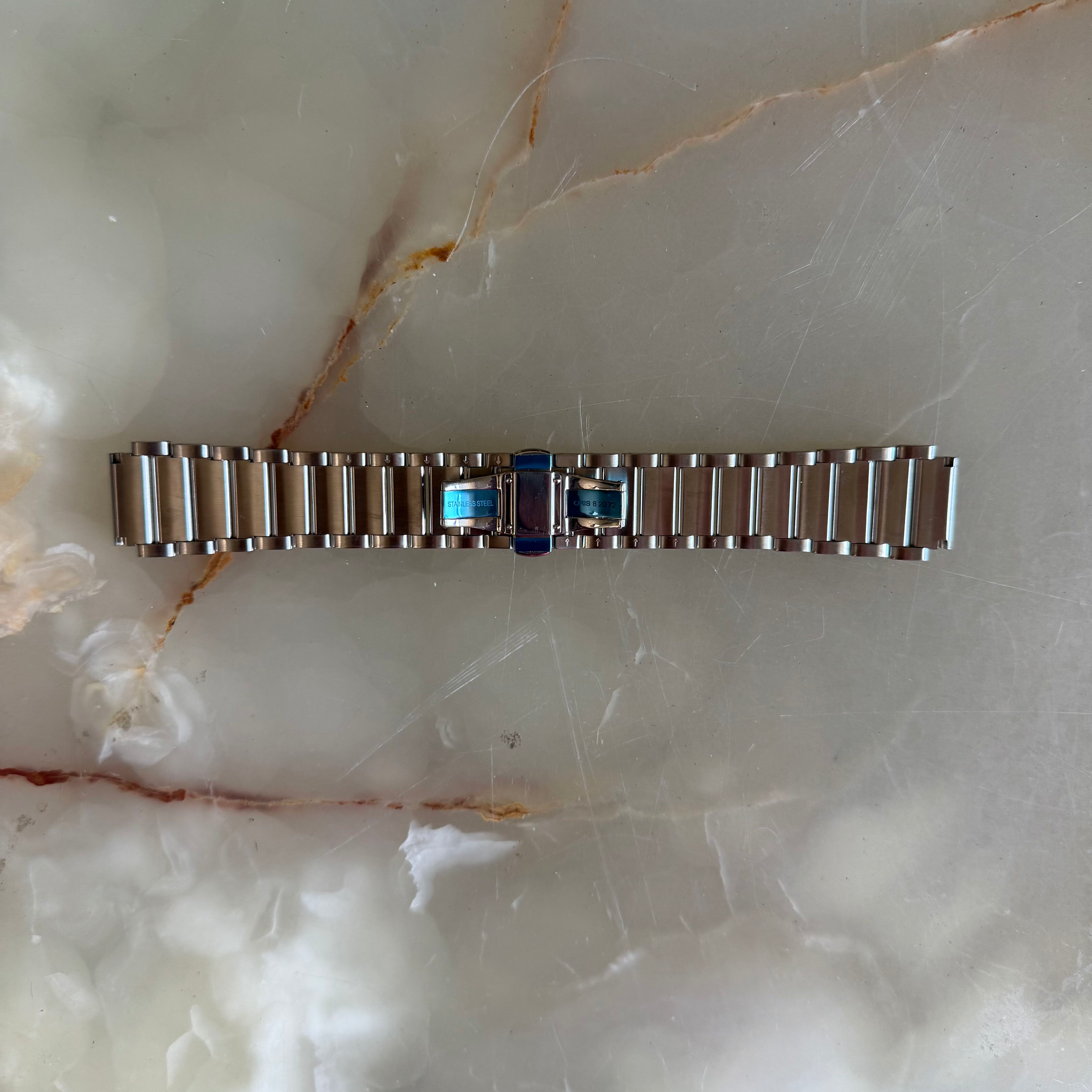 Authentic Oris Frank Sinatra Steel Watch Bracelet 25mm 82072