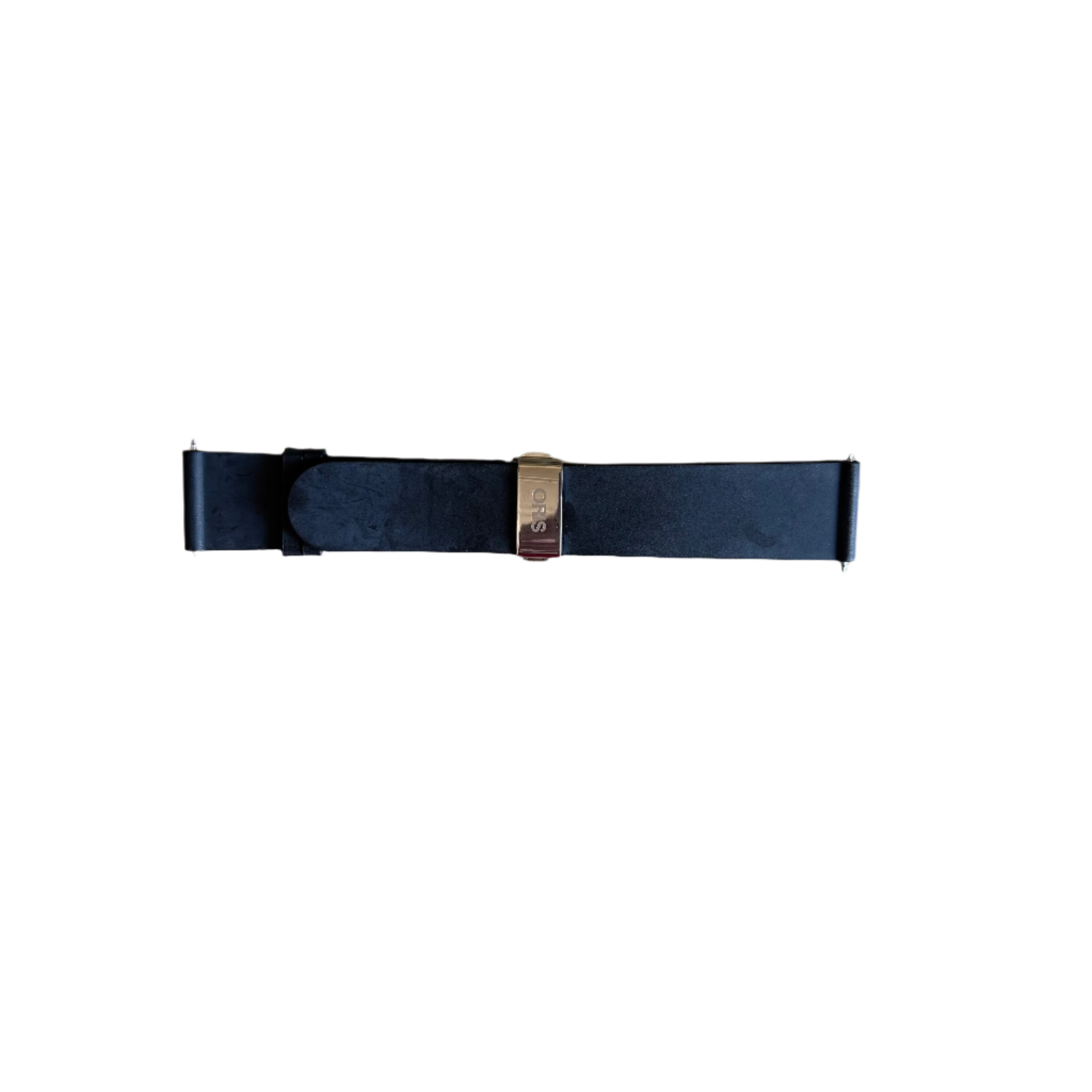 Authentic Oris Black Rubber Watch Strap Band 20mm w Deployant Buckle 42219