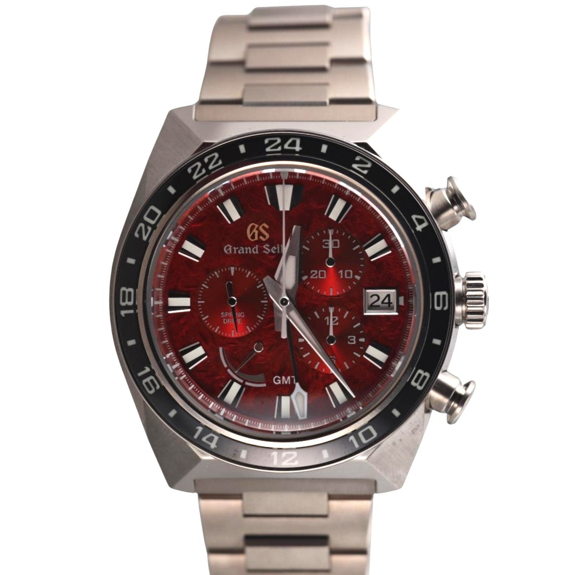 Grand Seiko Spring Drive Chronograph GMT Automatic Watch SBGC275G