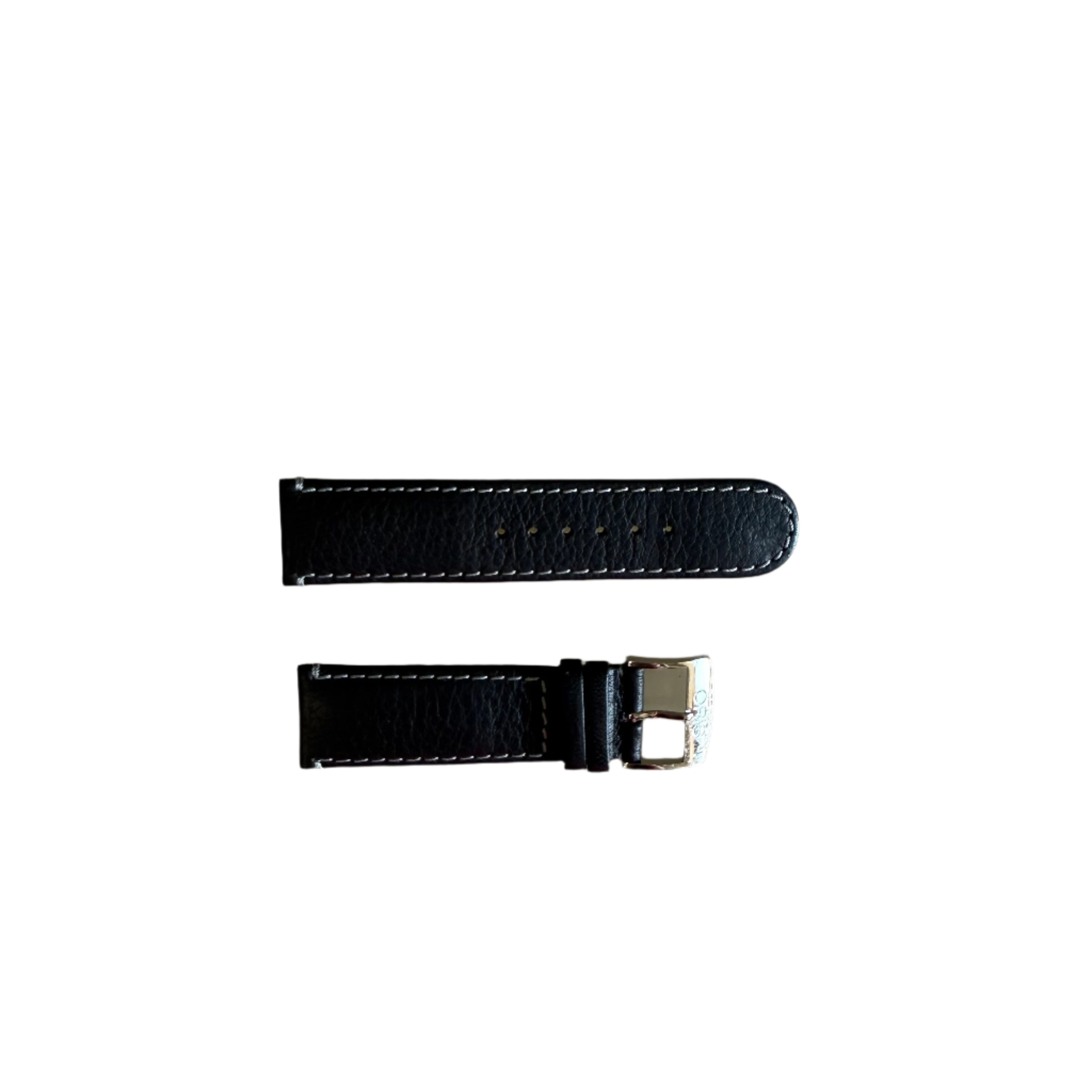 Authentic Oris Brown Leather Watch Strap Band 21mm w Buckle 52156