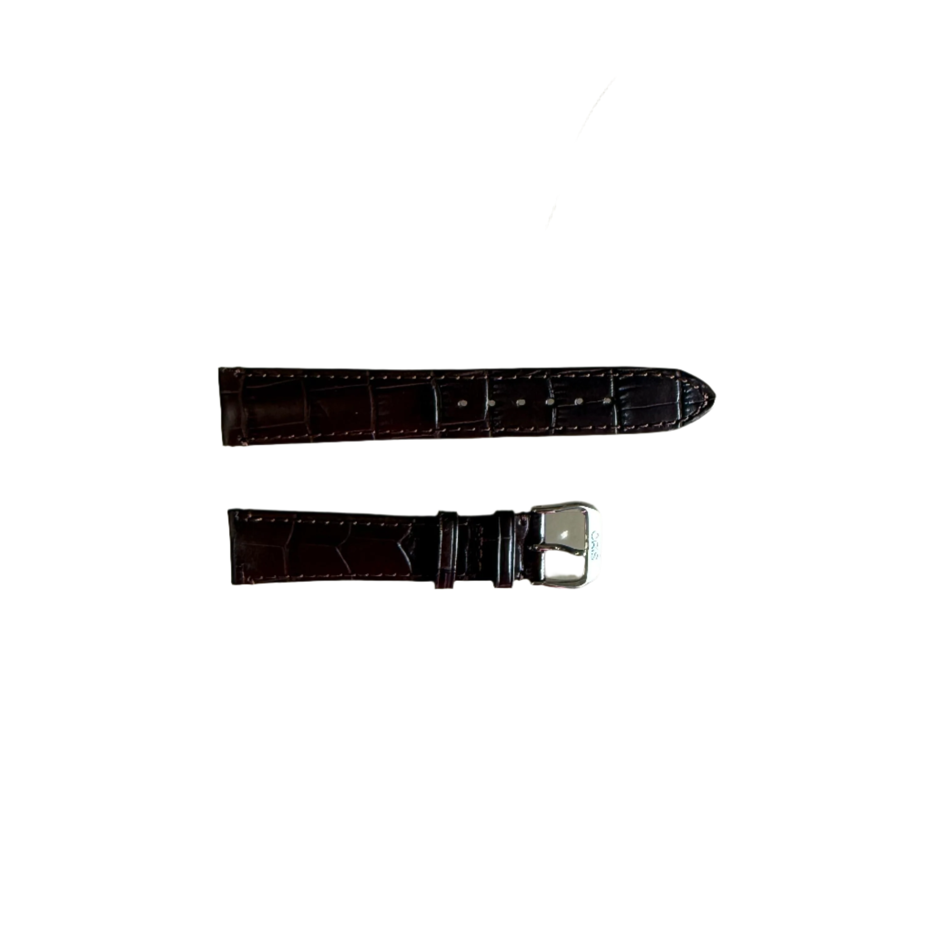 Authentic Oris Brown Leather Watch Strap Band 18mm w Buckle 5 18 10