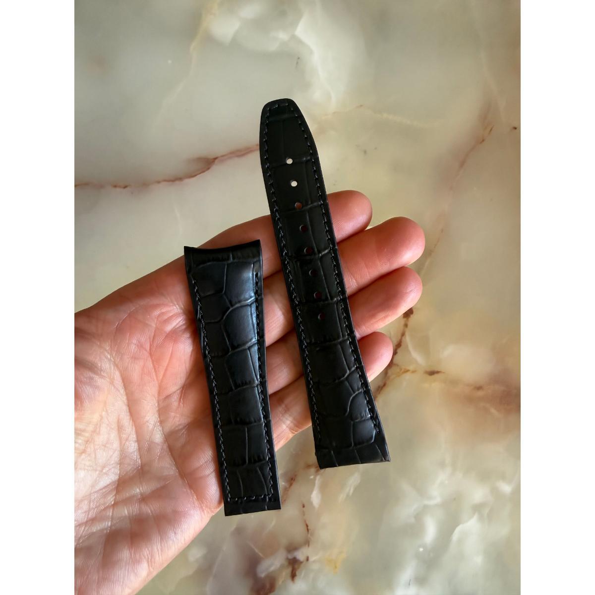 Authentic Frederique Constant Crocodile Calf Leather Watch Strap Band 23mm