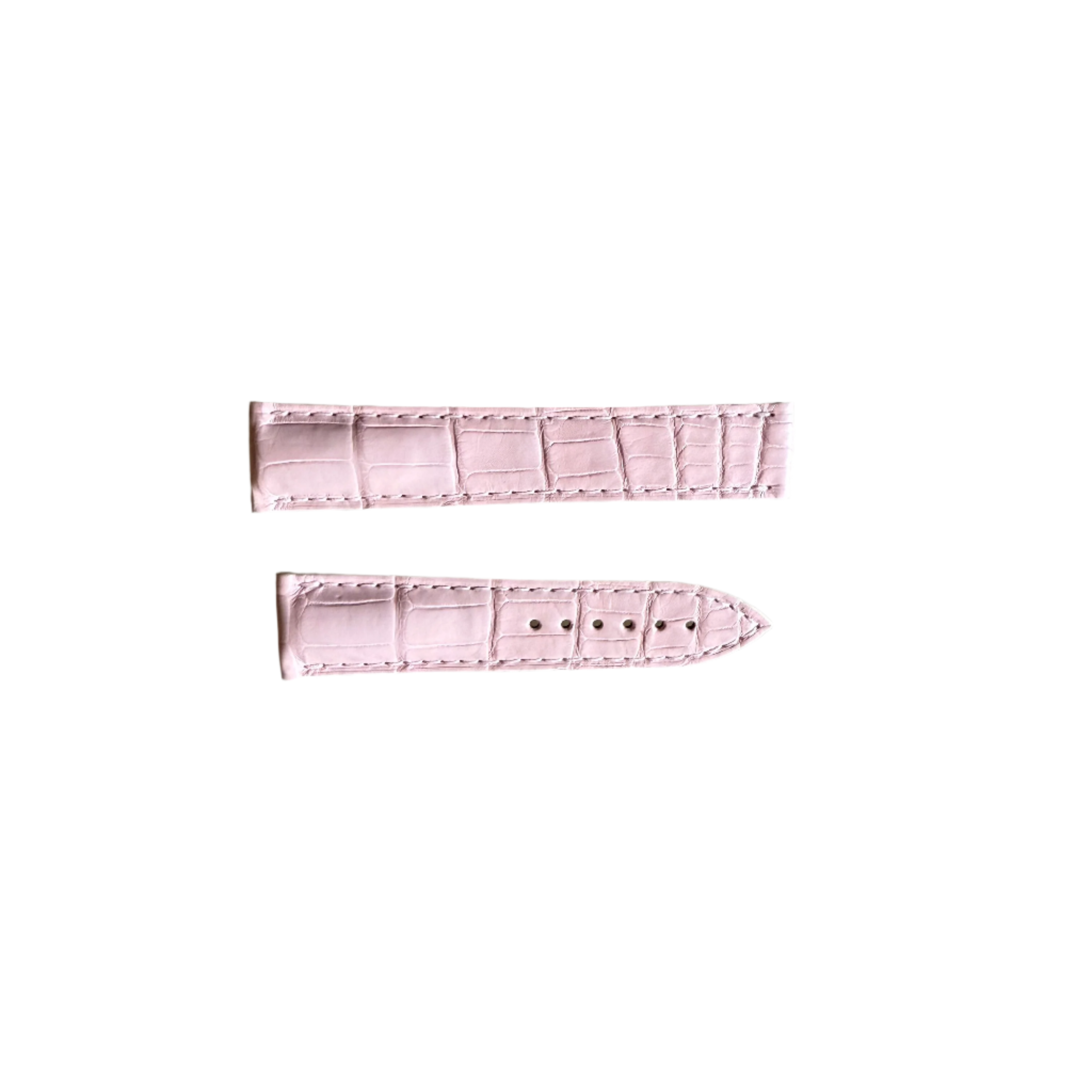 Authentic Omega Pink Crocodile Watch Strap Band 18mm 98000161