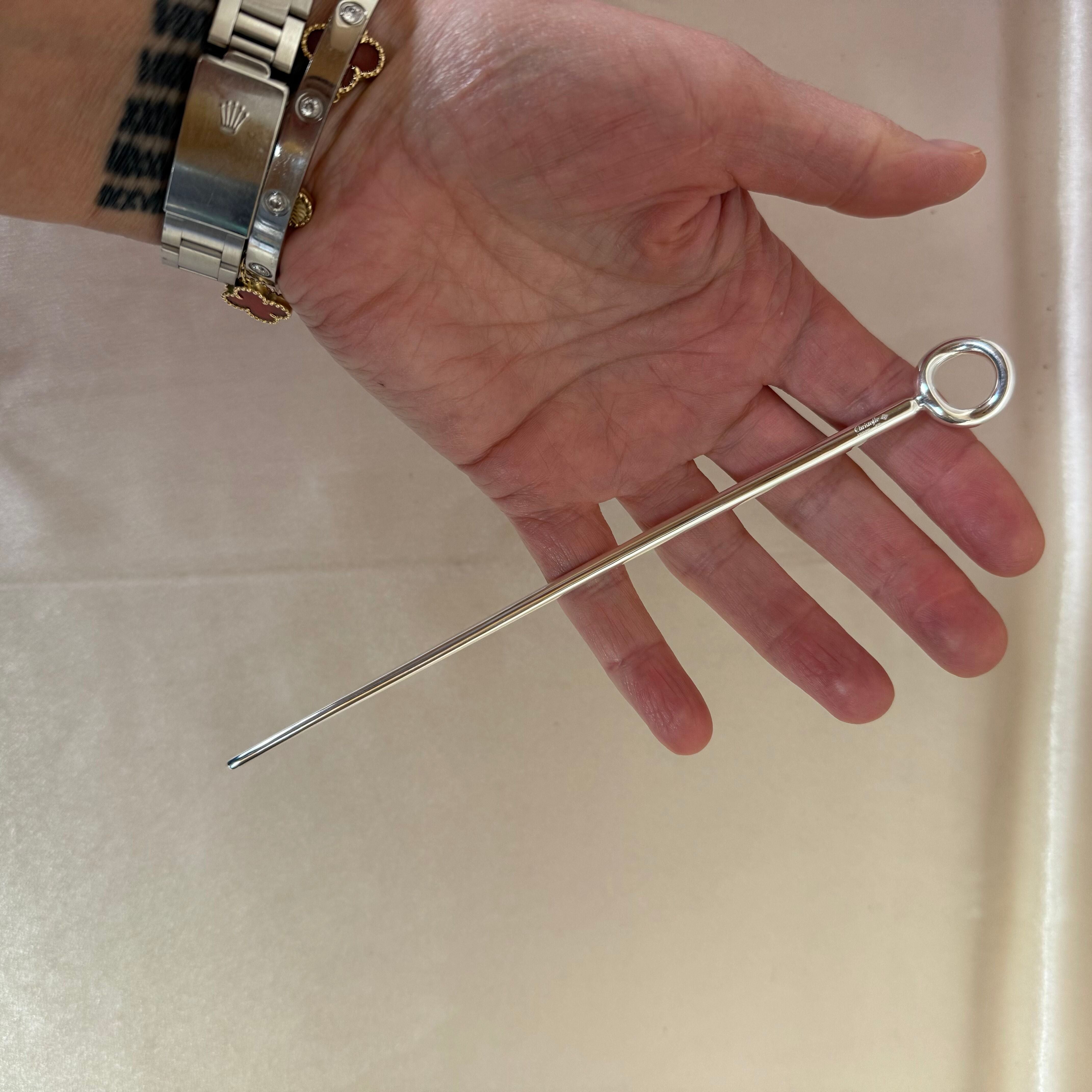 Idole De Christofle Sterling Silver Hair Pin Accessory B0525490502