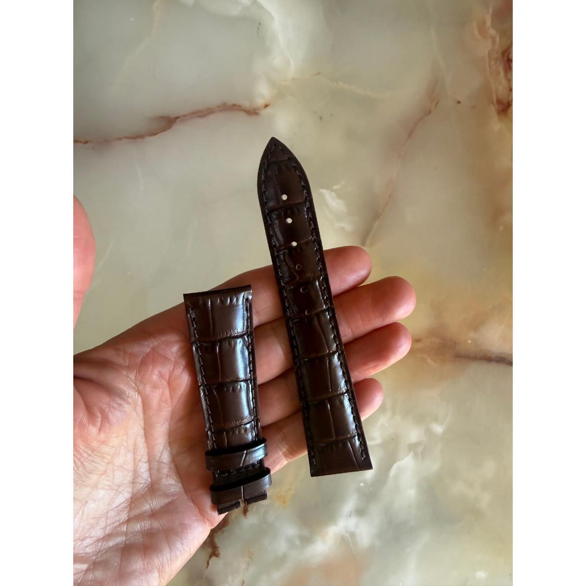 Authentic Frederique Constant Crocodile Calfskin Watch Strap Band 22mm