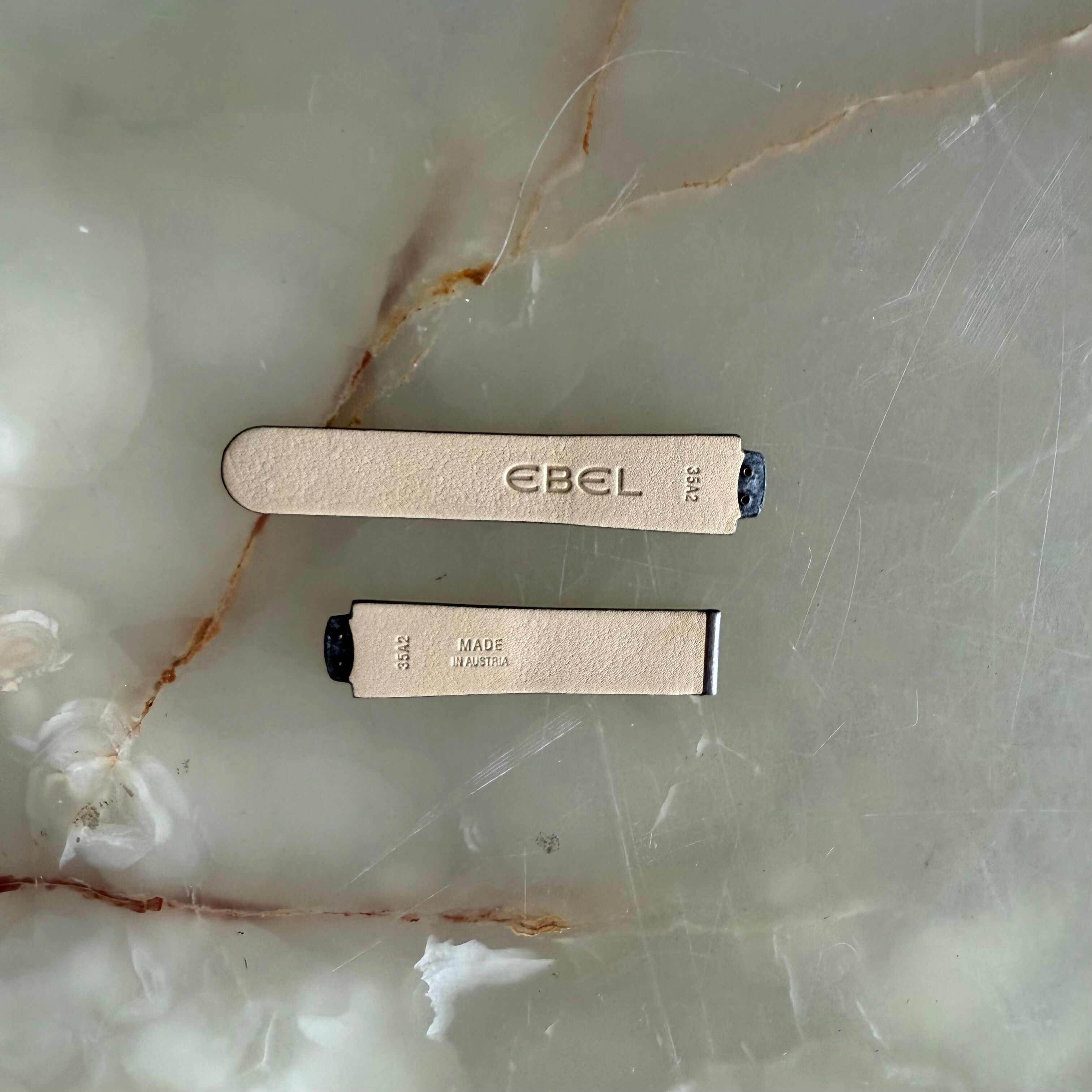 Authentic Ebel Grey Satin Watch Strap Band 18mm 35A2