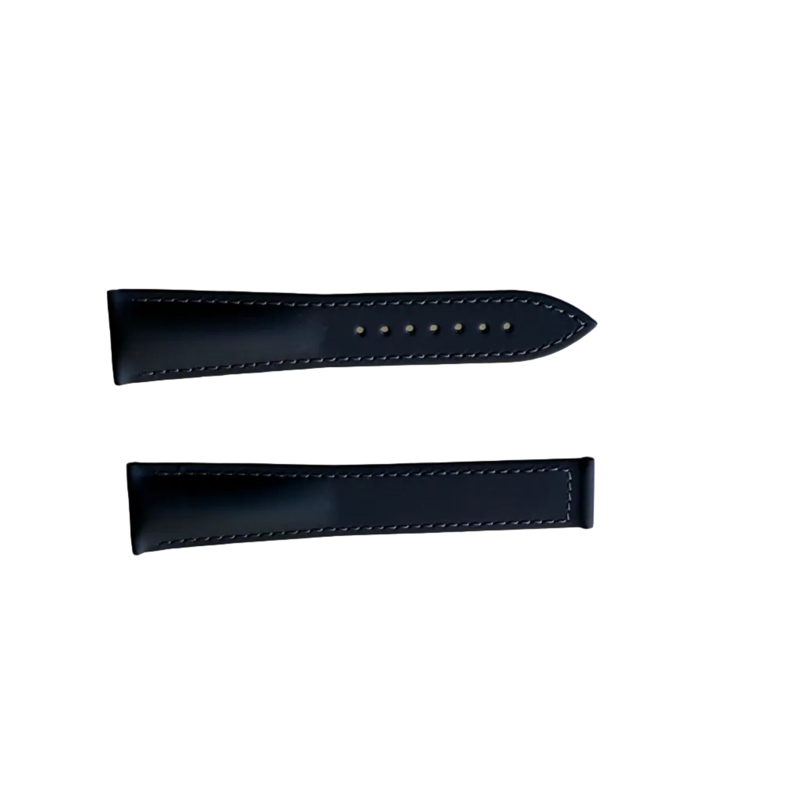 Authentic Blancpain Black Rubber Grey Stitching Watch Band Strap 20mm