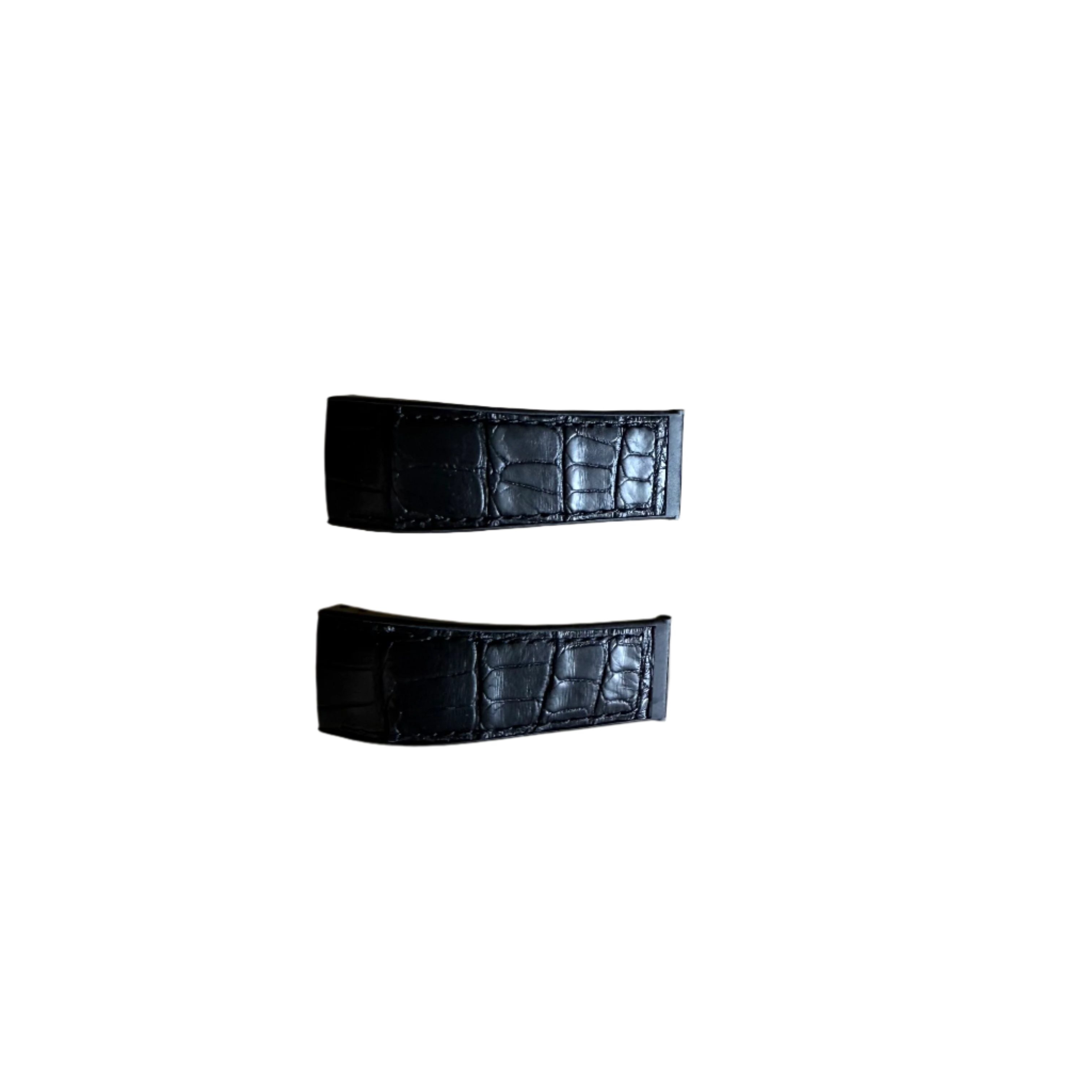 Authentic Corum Black Crocodile Watch Strap Band 22mm 3160