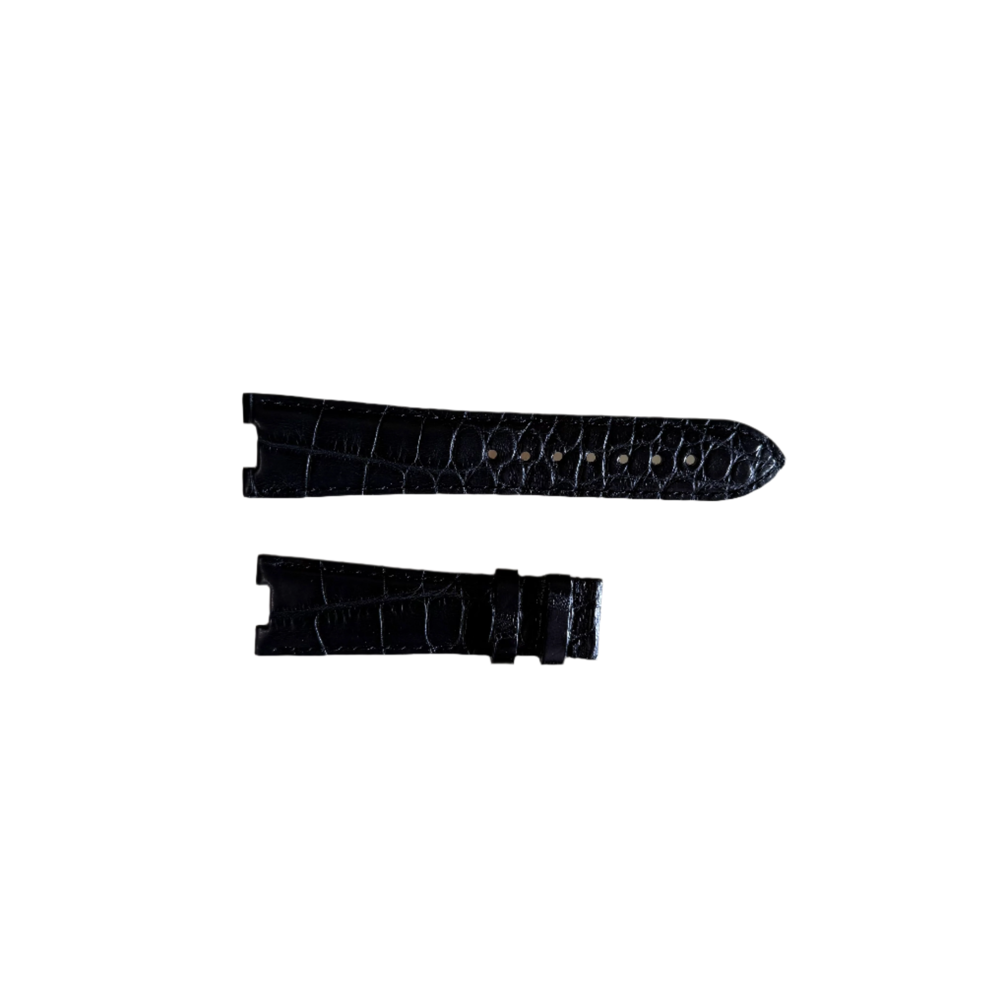 Authentic Concord Black Crocodile Watch Strap Band 22mm 2304