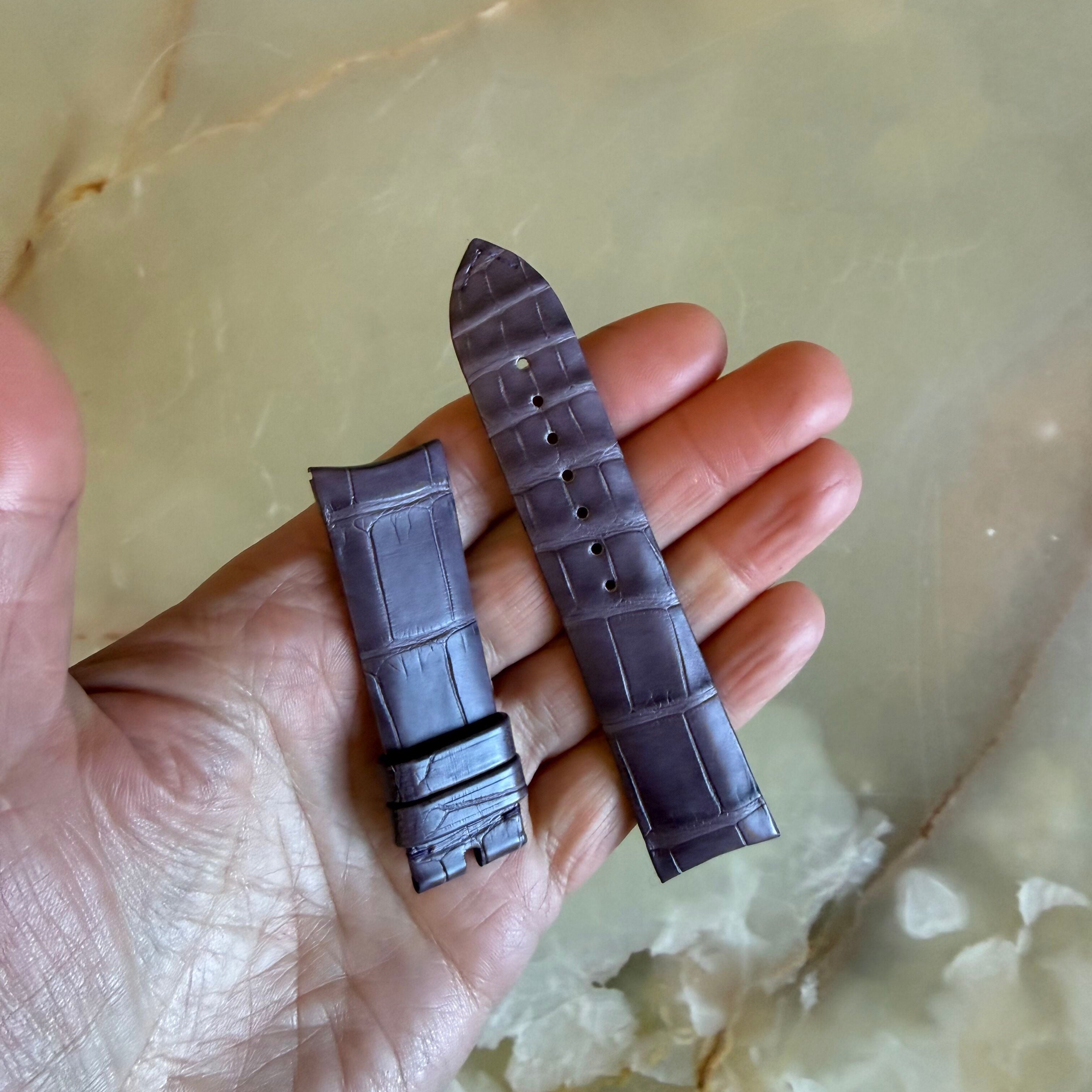 Authentic Vacheron Constantin Purple Alligator Watch Band Strap 20mm