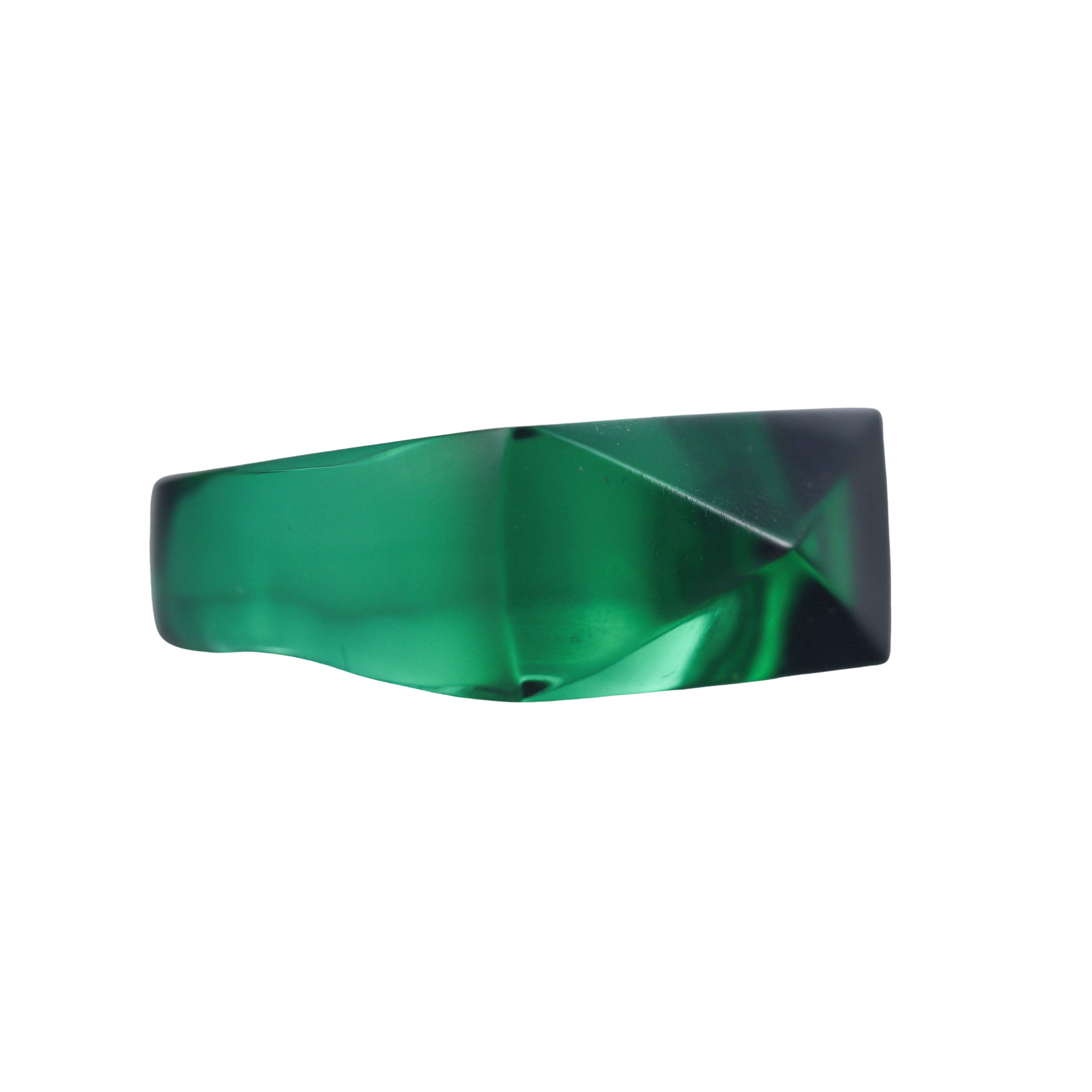 Baccarat Green Louxor Crystal Ring