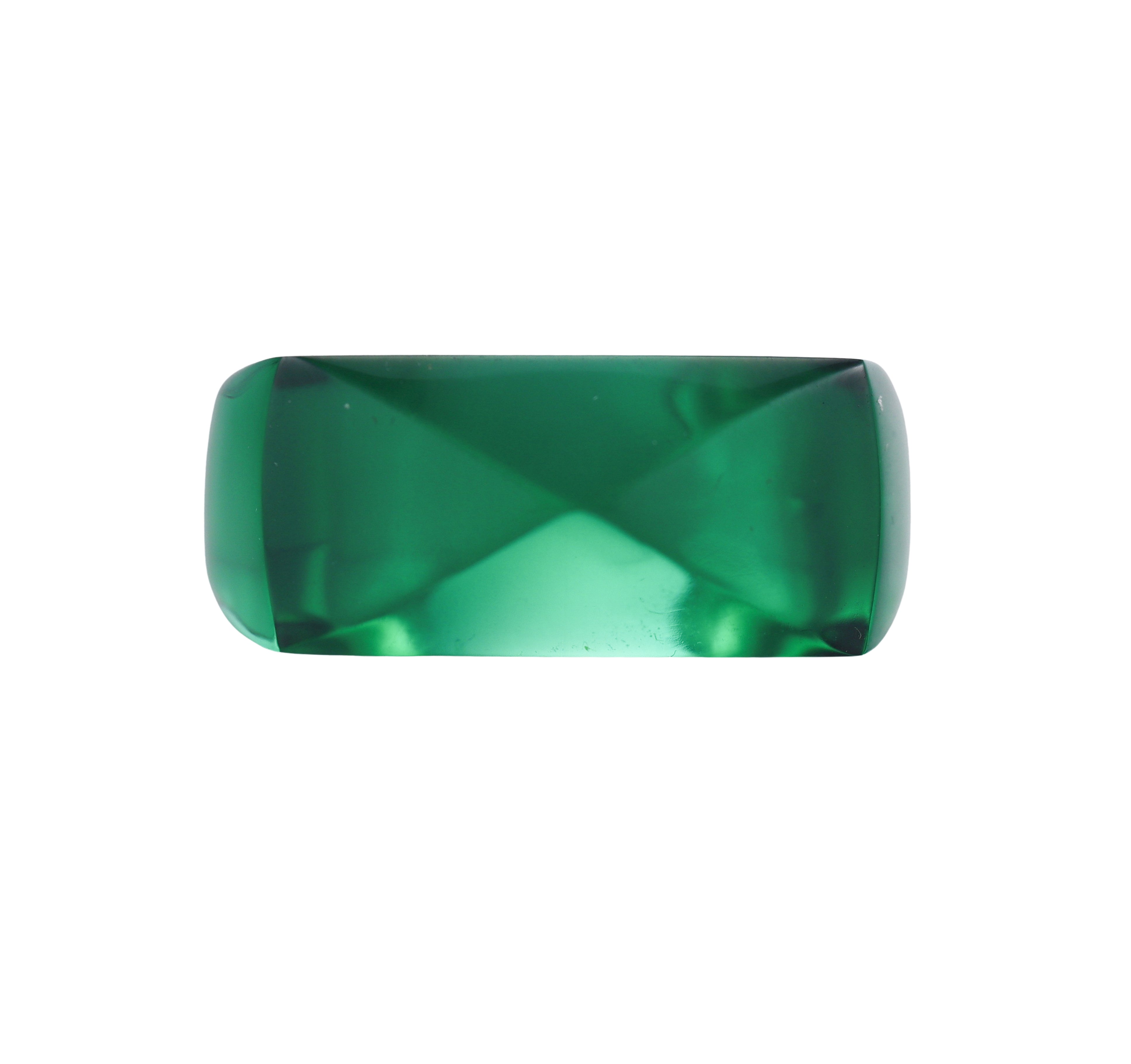 Baccarat Green Louxor Crystal Ring