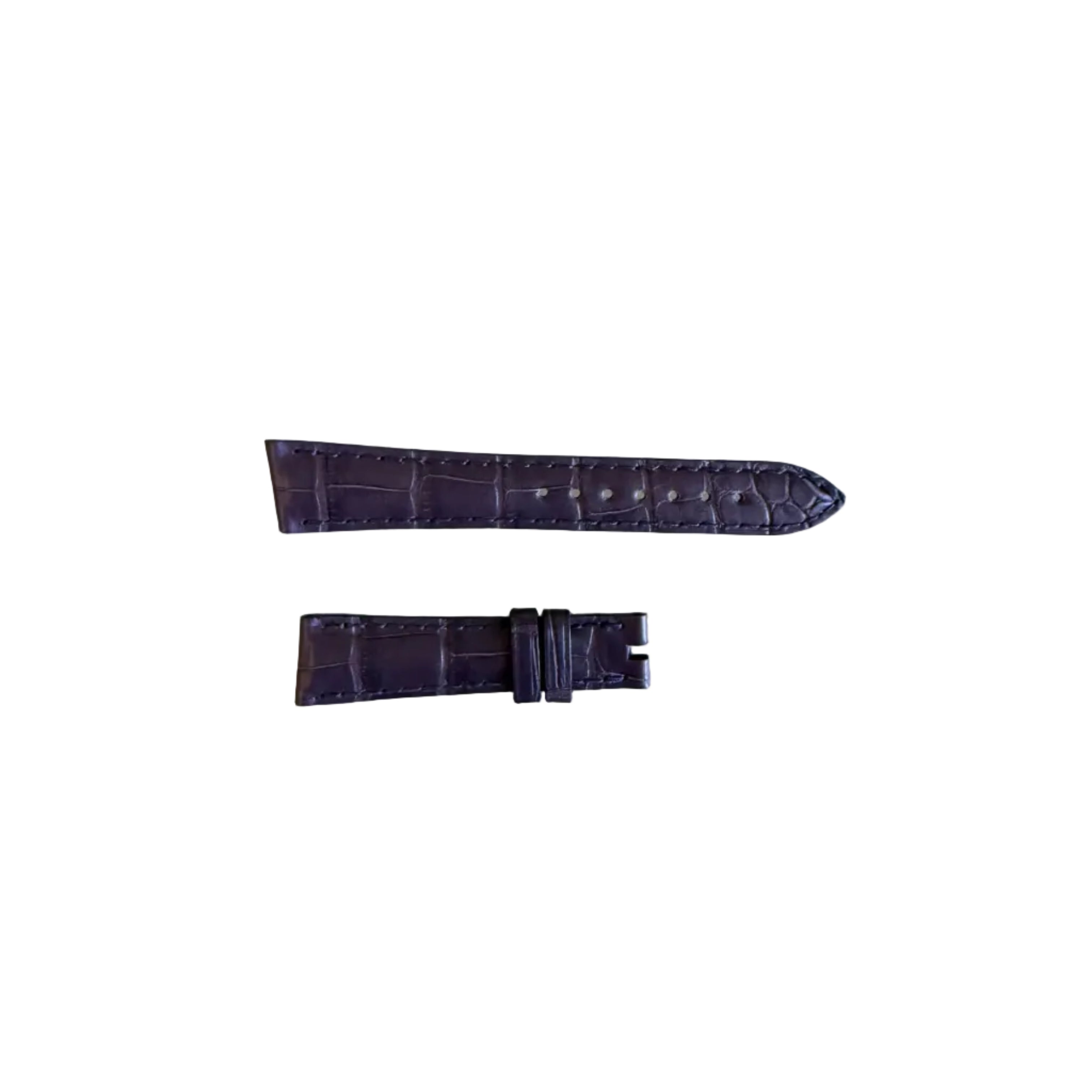 Authentic Vacheron Constantin Alligator Purple Watch Band Strap 17mm