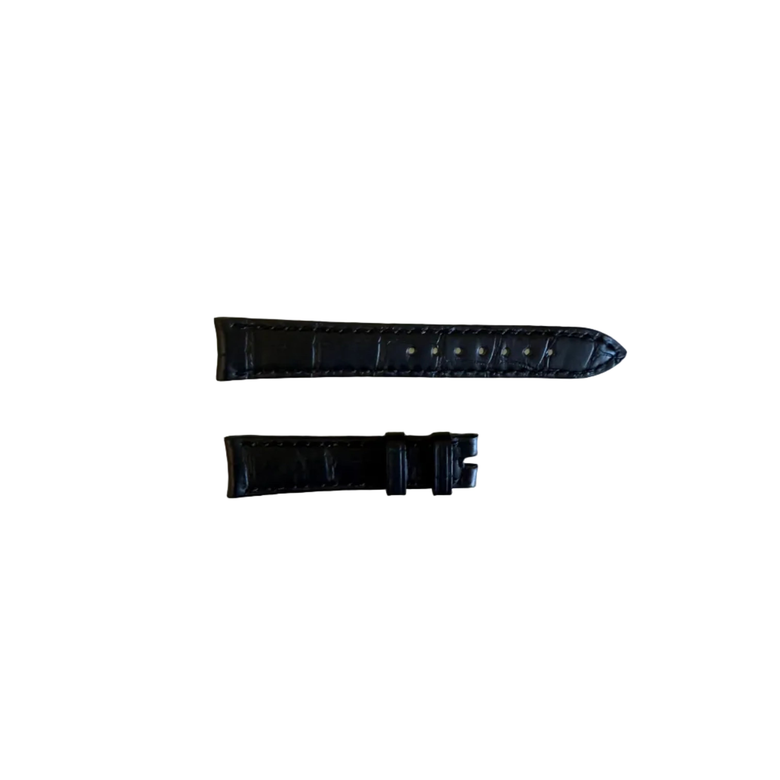 Authentic Vacheron Constantin Alligator Black Watch Band Strap 16mm
