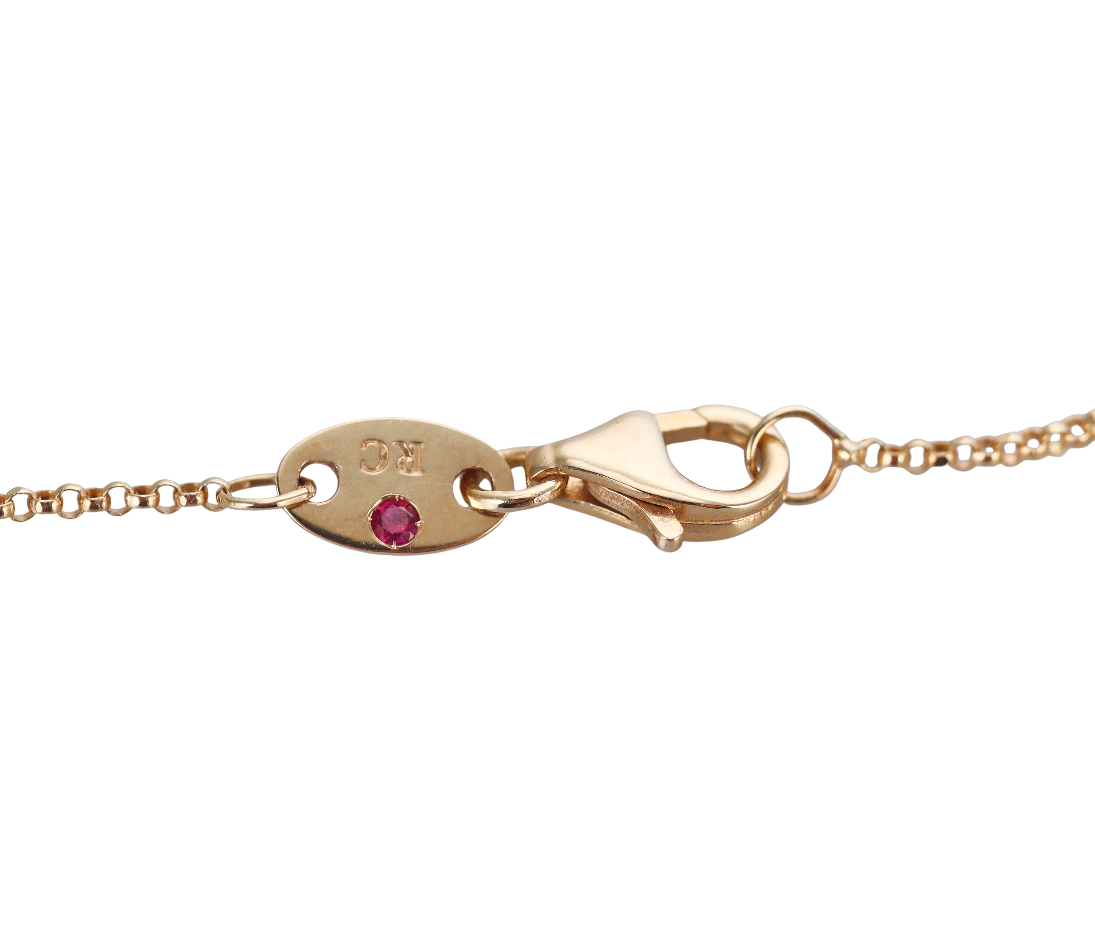 Roberto Coin "Venetian Princess" 18kt Yellow Gold Flower Diamond Necklace
