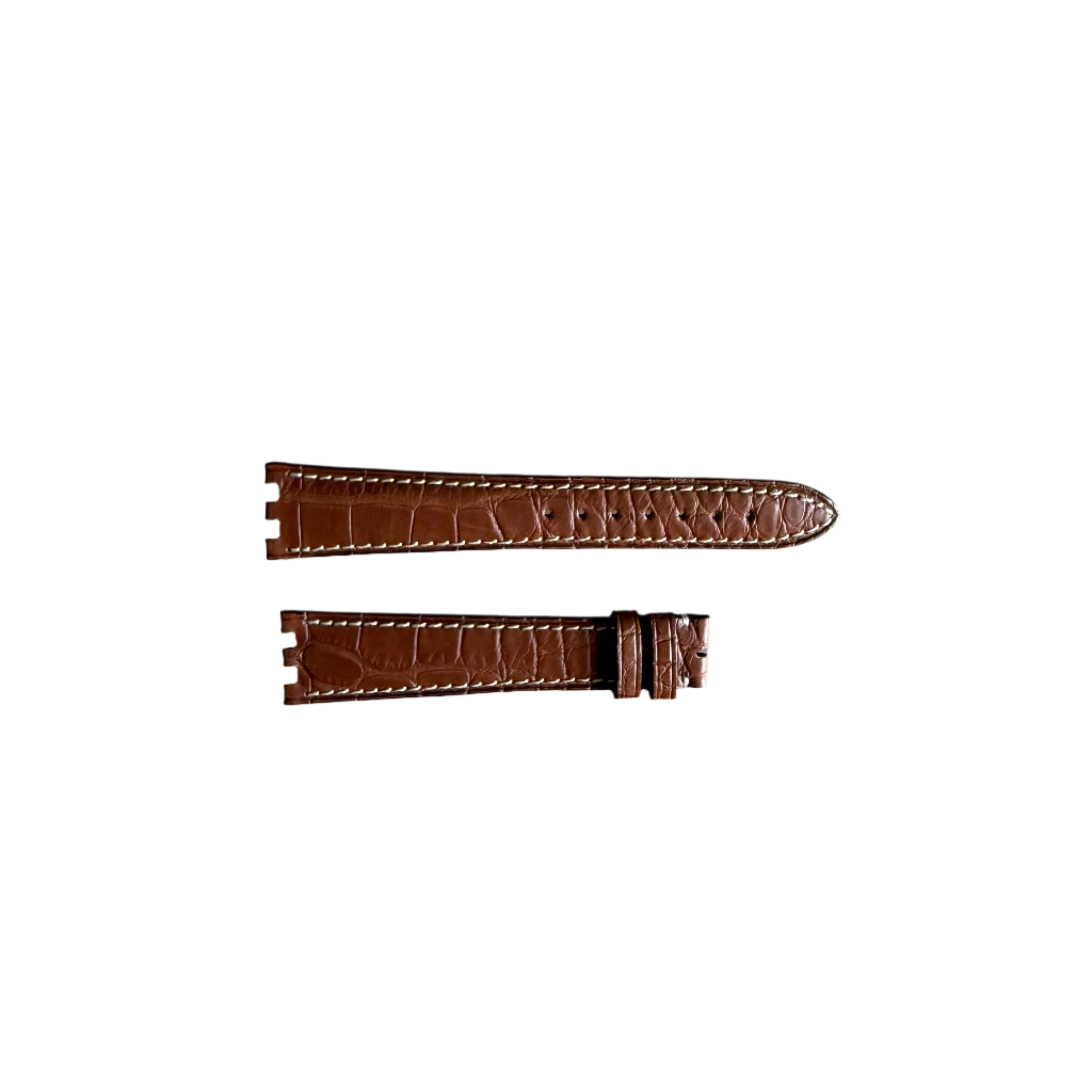 Authentic Longines Dolce Vita Brown Alligator Watch Strap Band 20mm L682101312