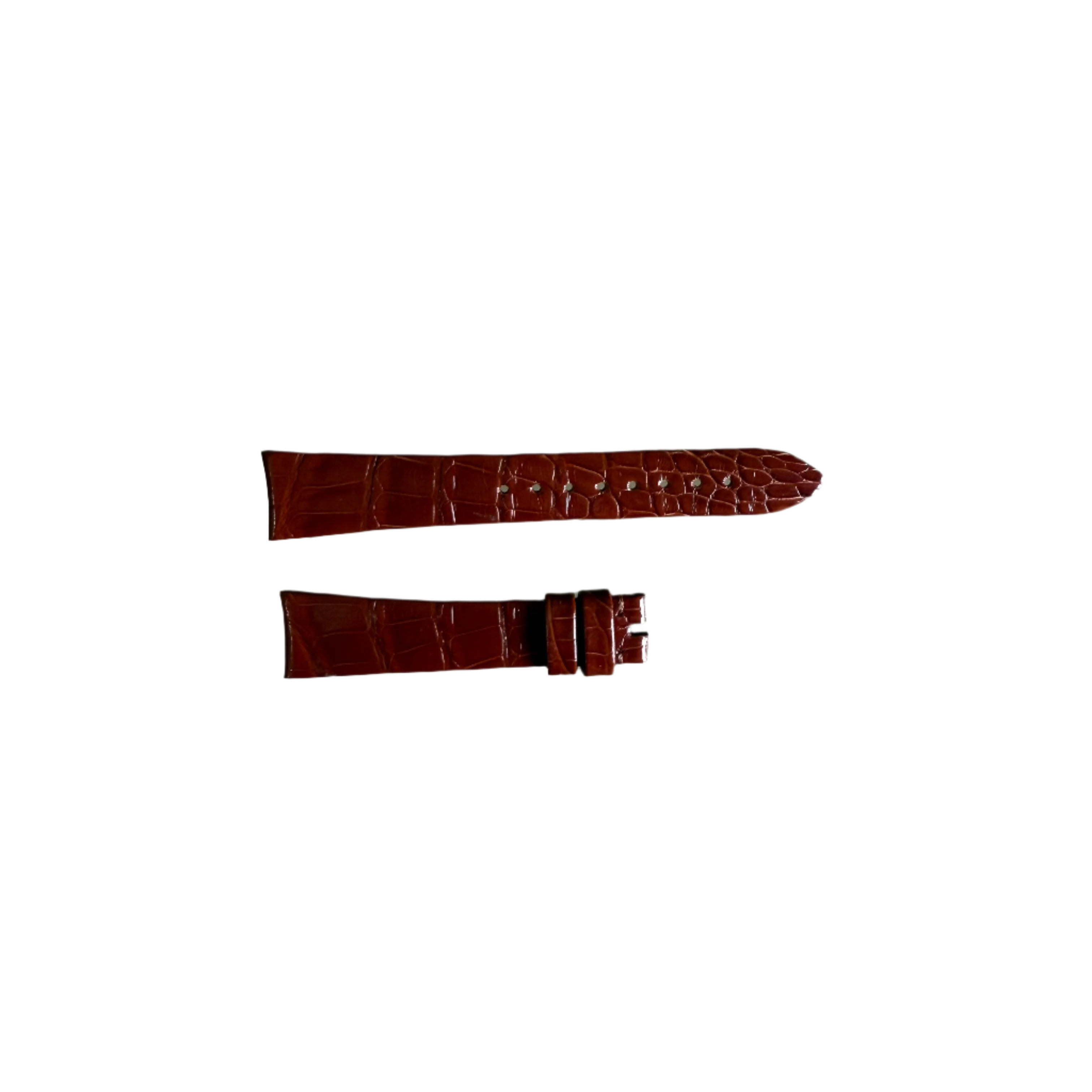 Authentic Vacheron Constantin Brown  Alligator Watch Strap Band 18mm 080016