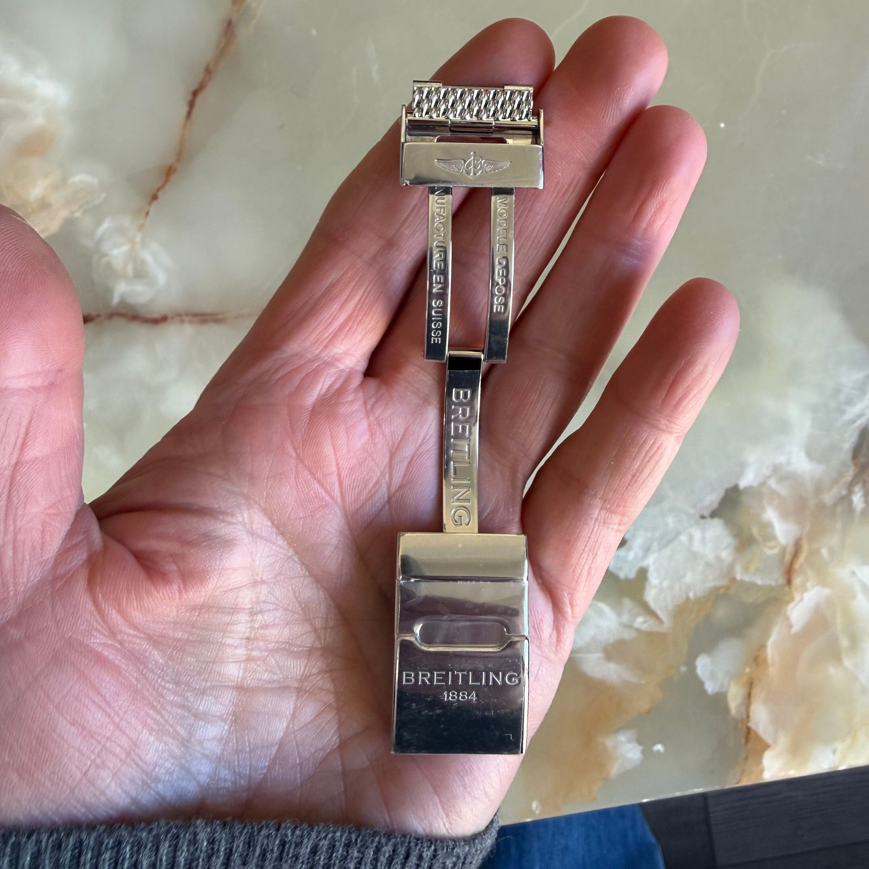 Authentic Breitling Stainless Steel 22mm Clasp Buckle 550.1043