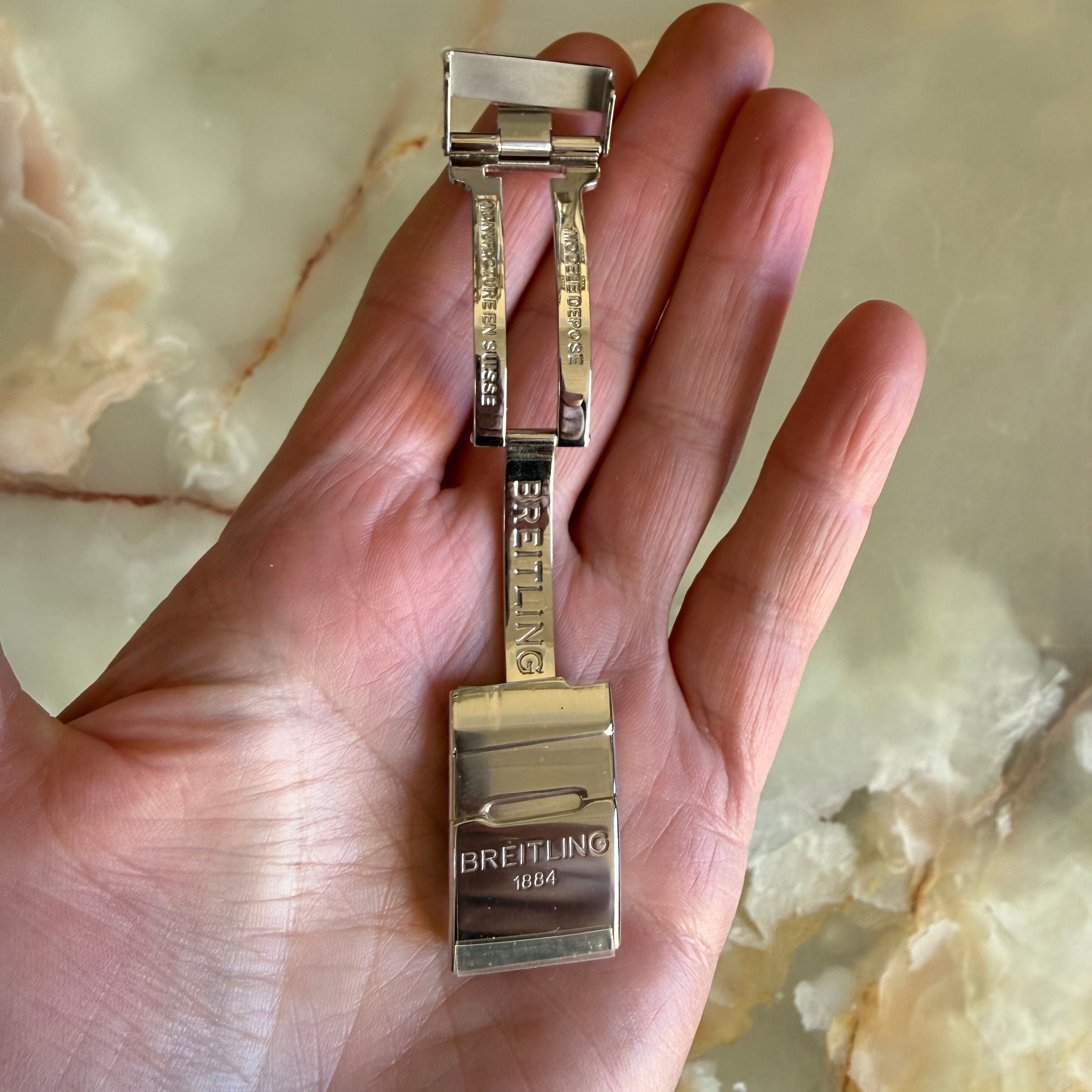 Authentic Breitling Stainless Steel 18mm Clasp Buckle 550.1025