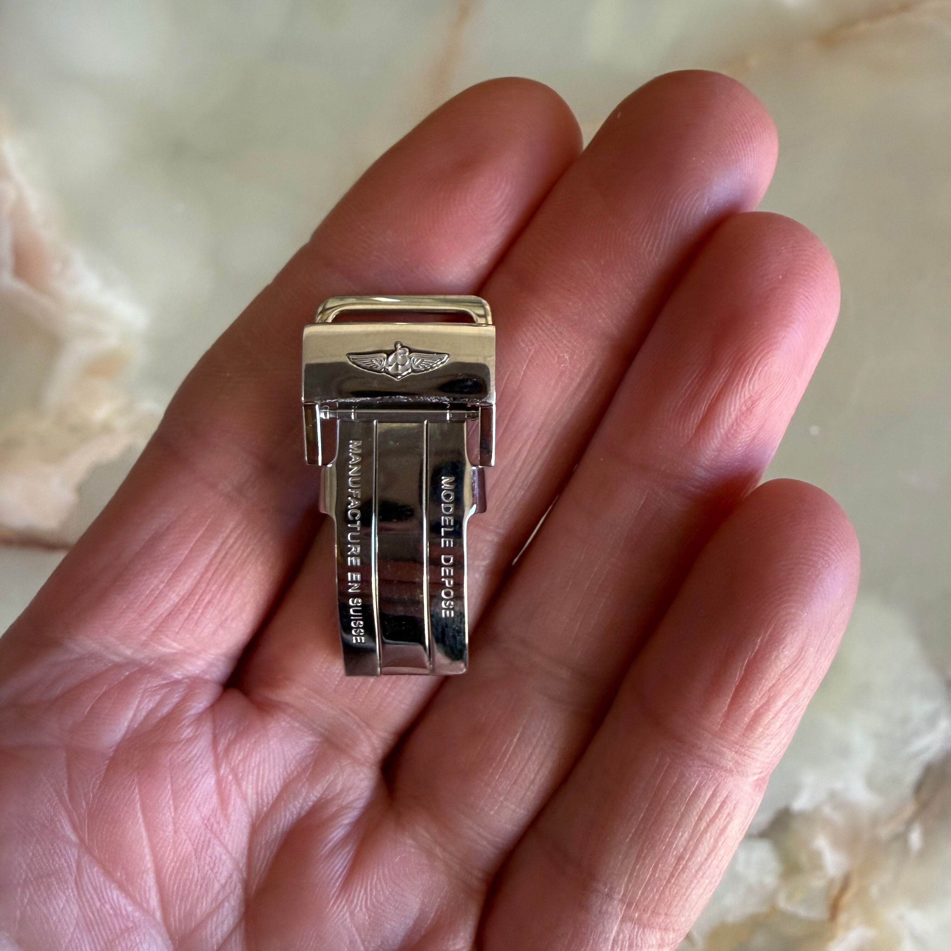 Authentic Breitling Stainless Steel 14mm Clasp Buckle
