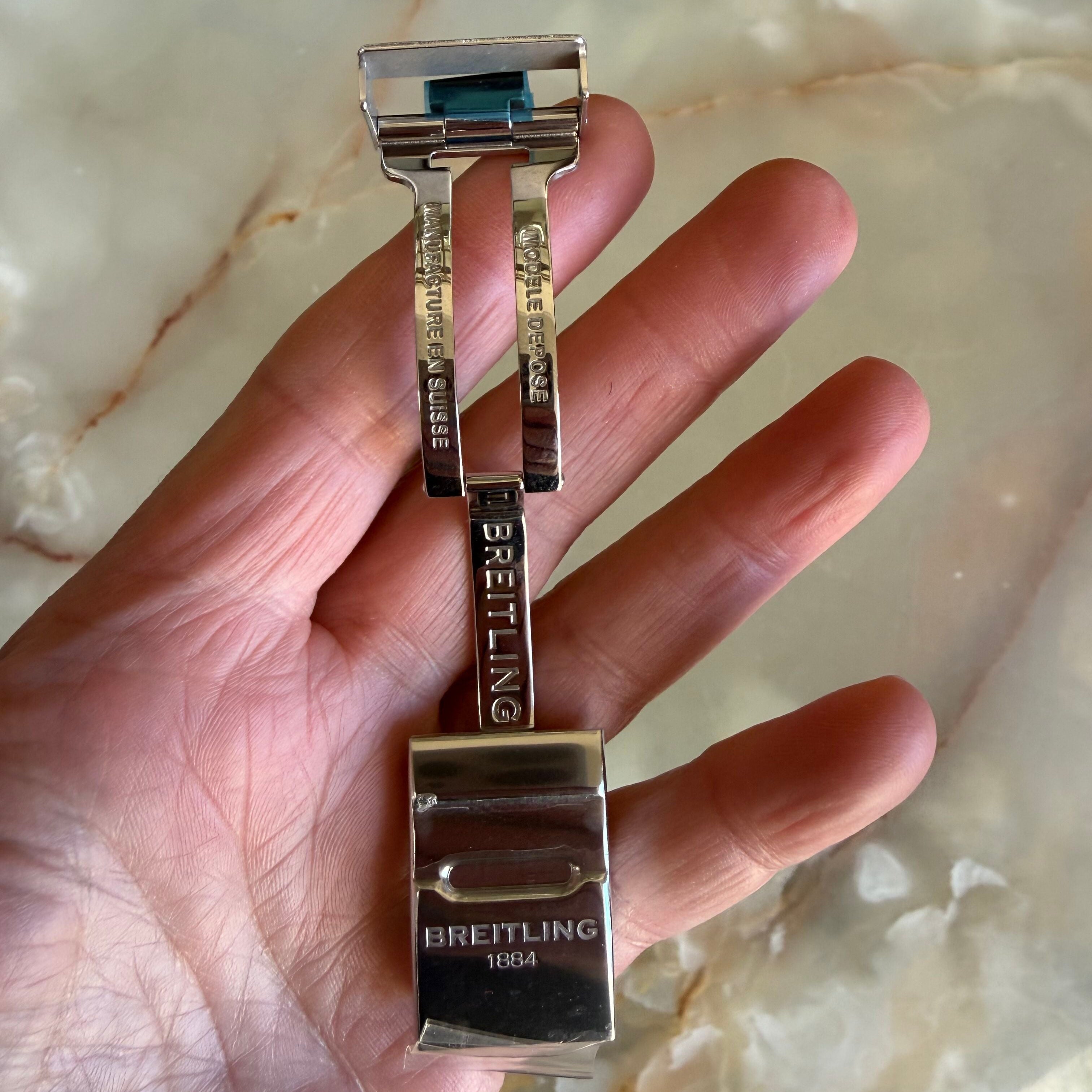 Authentic Breitling Stainless Steel 21mm Clasp Buckle 550-1018