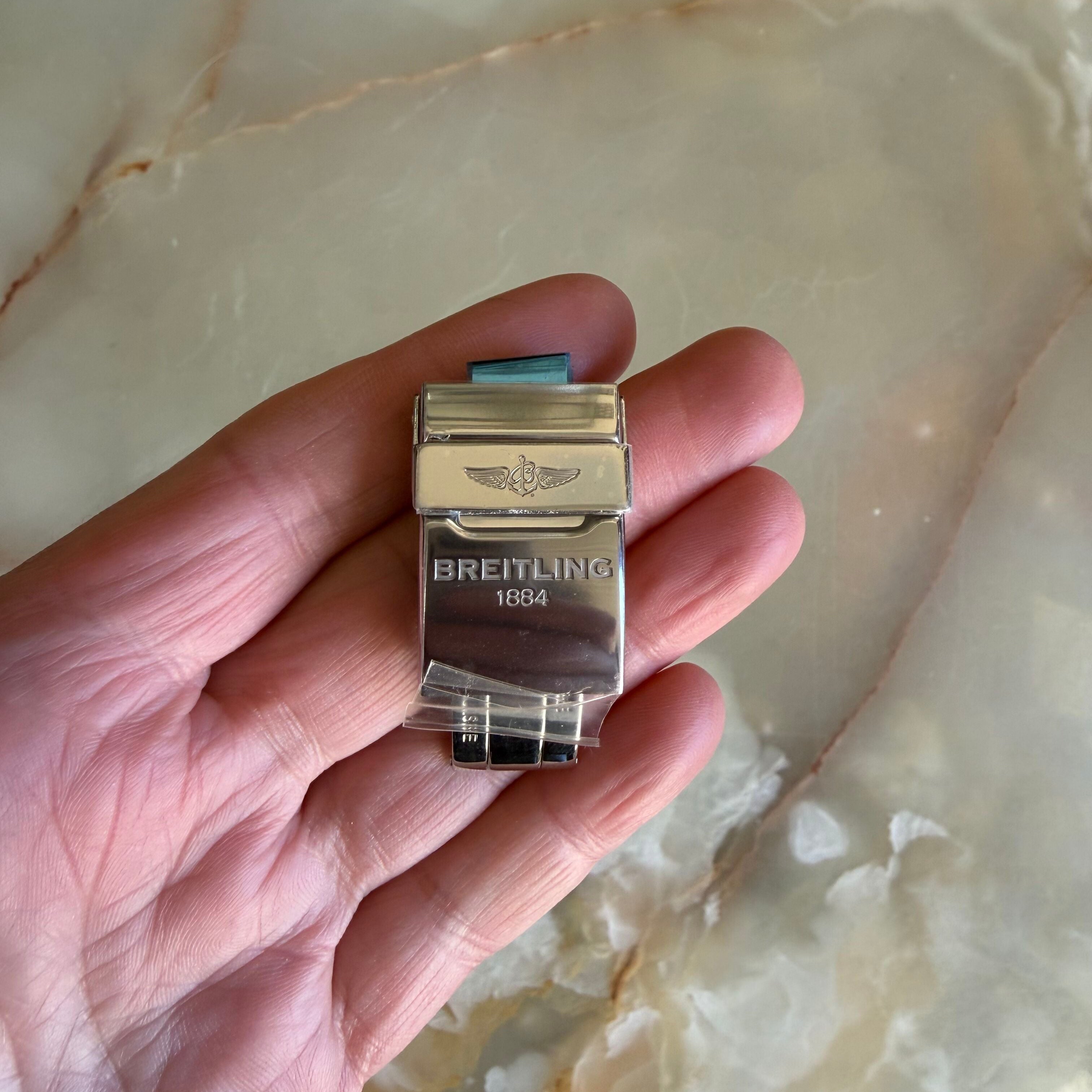 Authentic Breitling Stainless Steel 21mm Clasp Buckle 550-1018