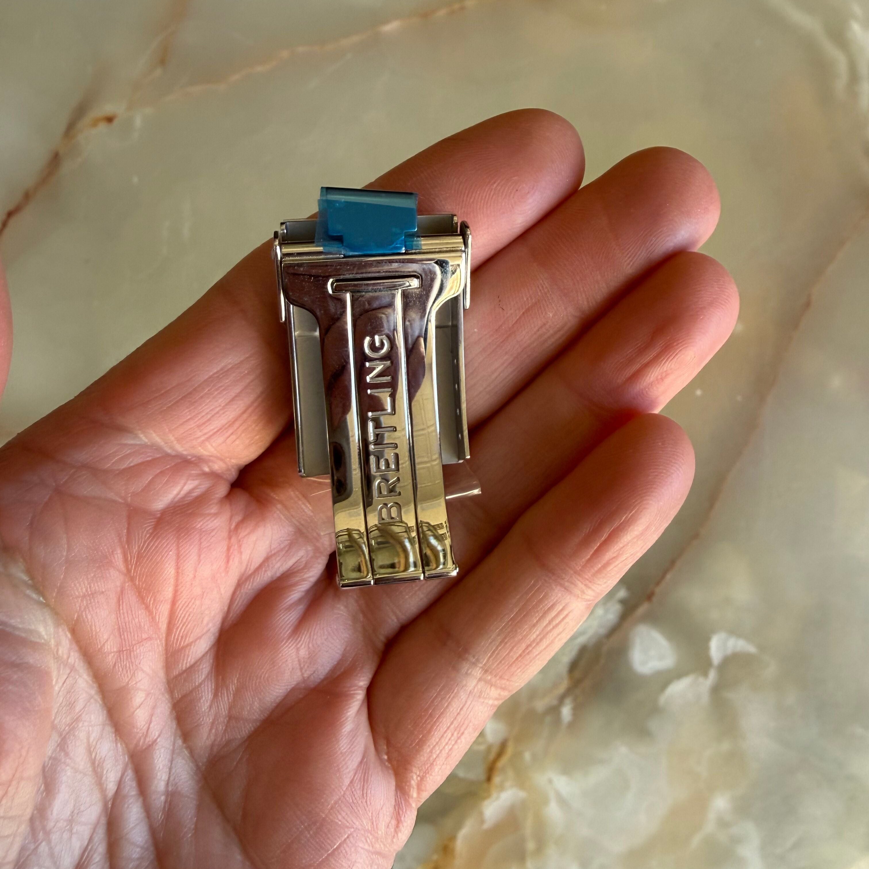 Authentic Breitling Stainless Steel 21mm Clasp Buckle 550-1018