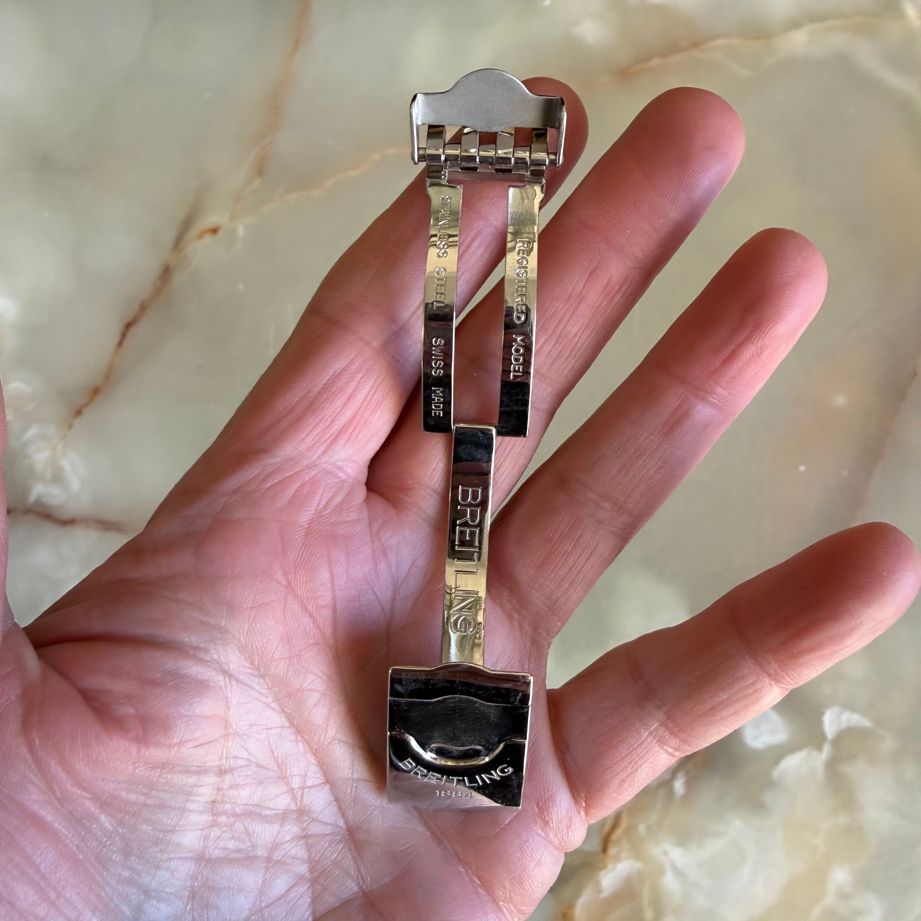 Authentic Breitling Pilot Stainless Steel 18mm Clasp Buckle