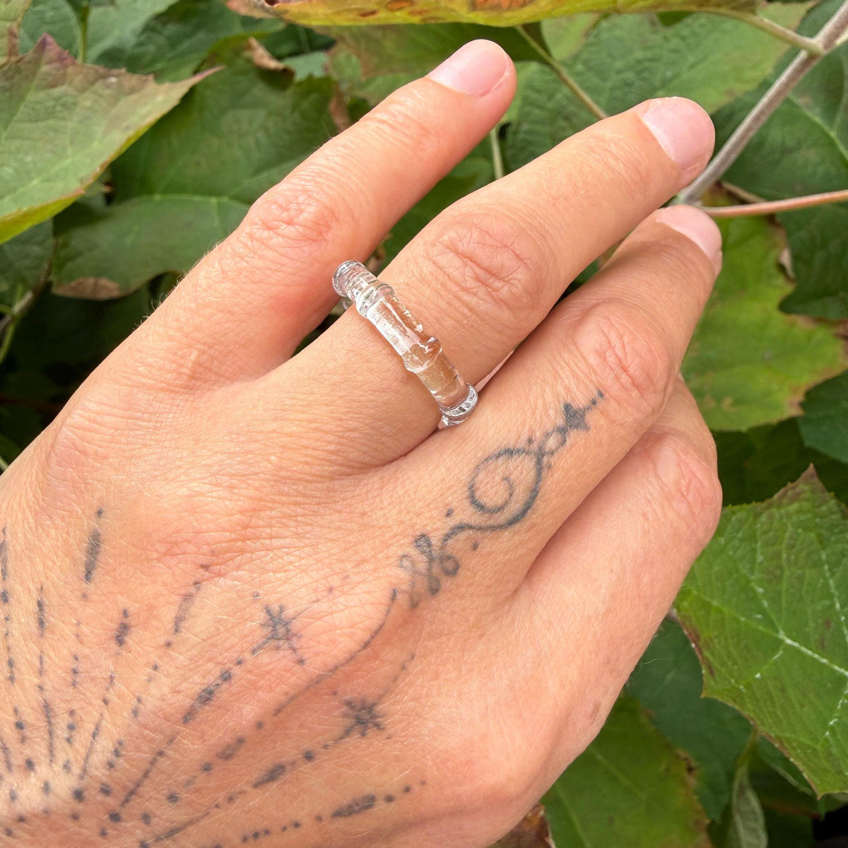 Lalique Soulmates Clear Crystal Band Ring 10315700
