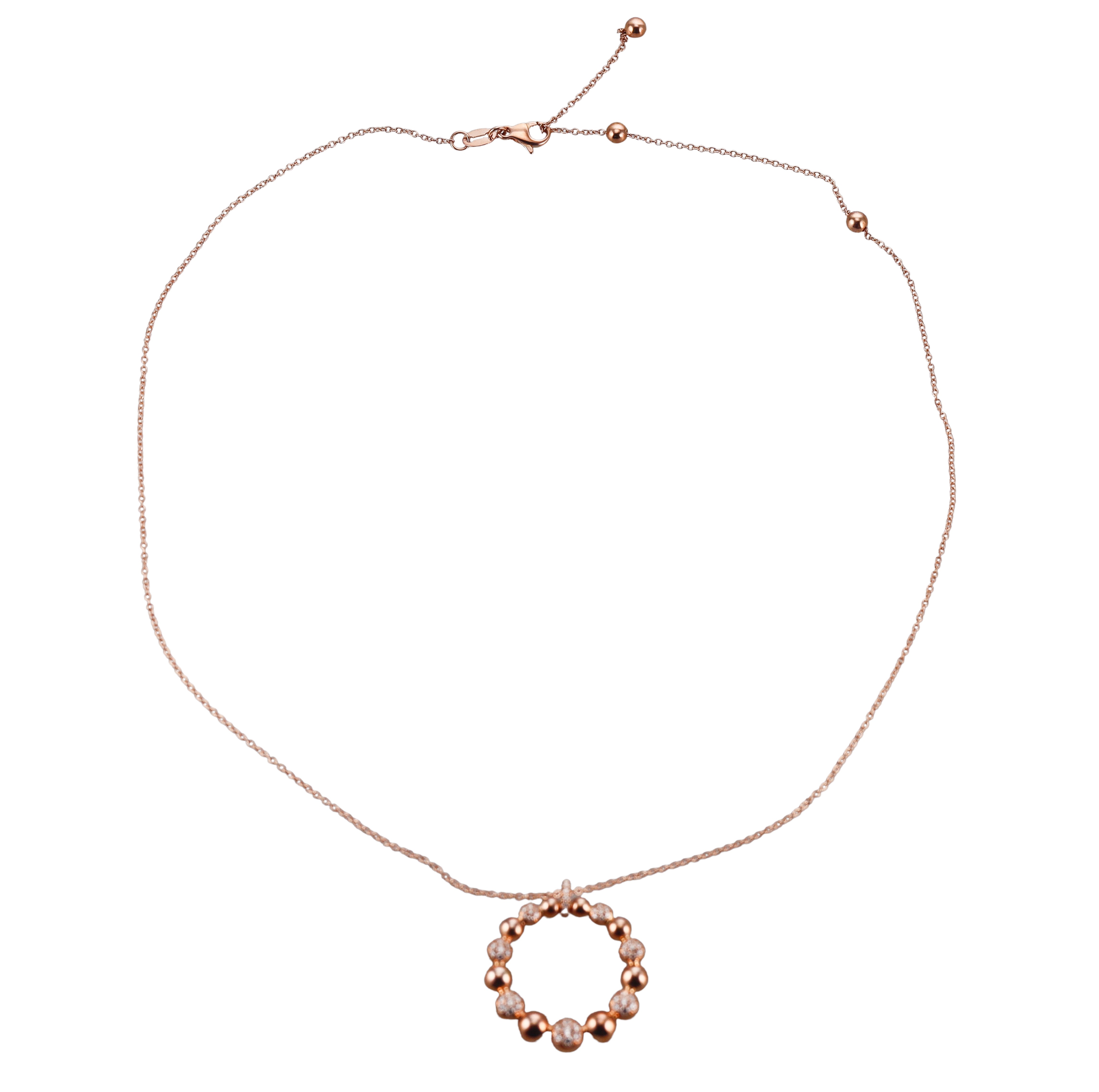 Memoire by Hearts on Fire 18k Diamond Bubbles Classic Pendant Necklace