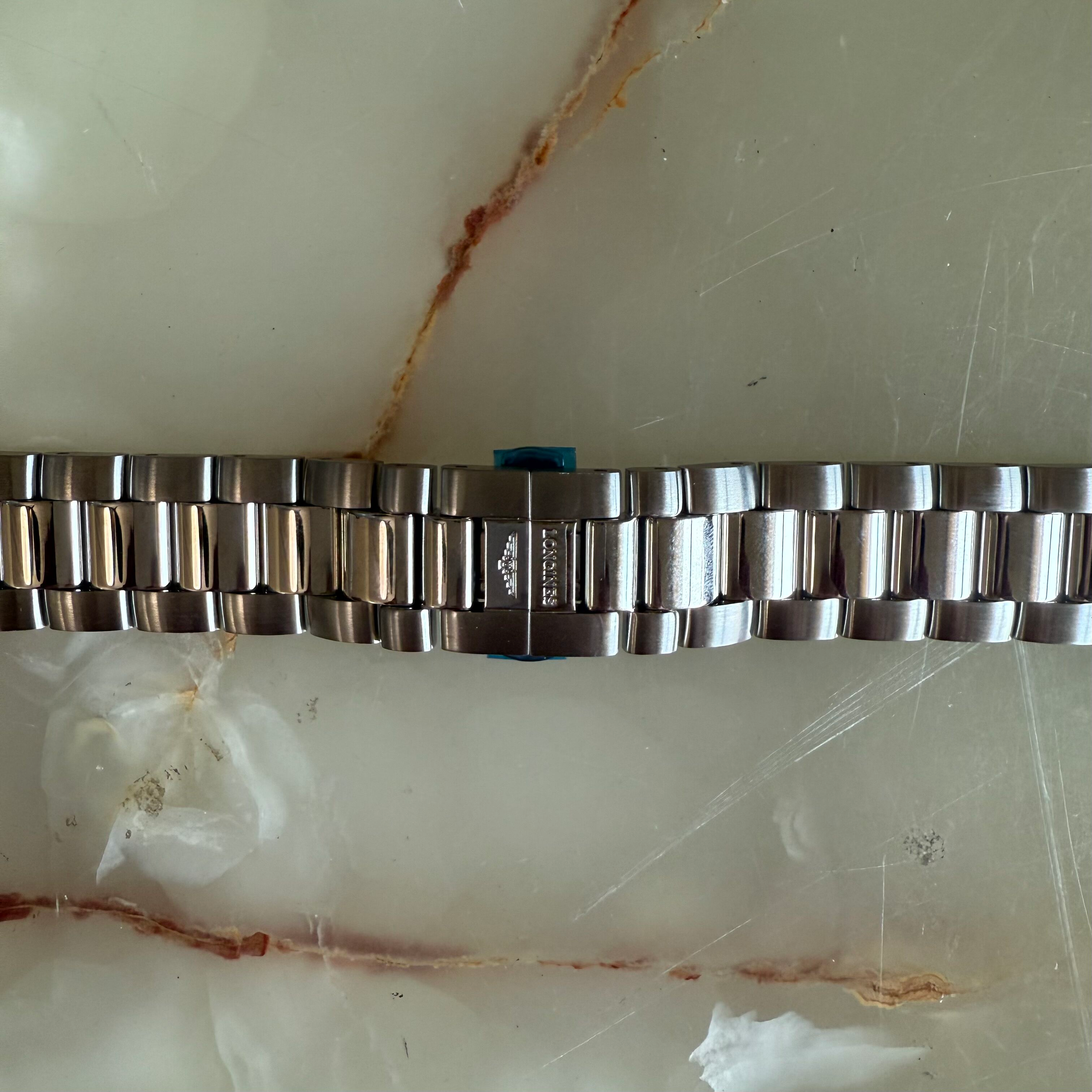 Authentic Longines Grande Vitesse Stainless Steel Watch Bracelet 20mm L600123748