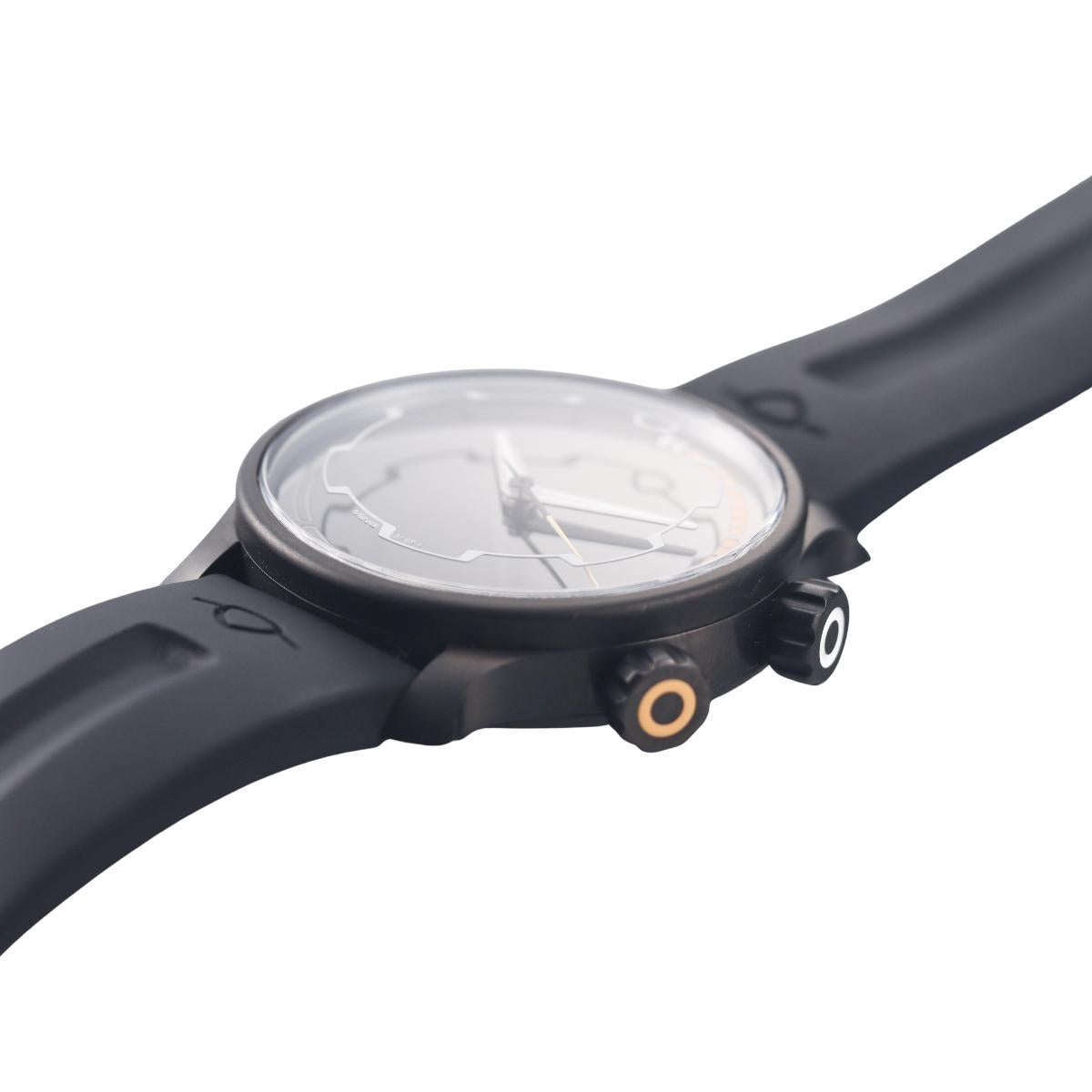 Ming 37.09 Uni 38mm Black DLC-Treated Steel Watch