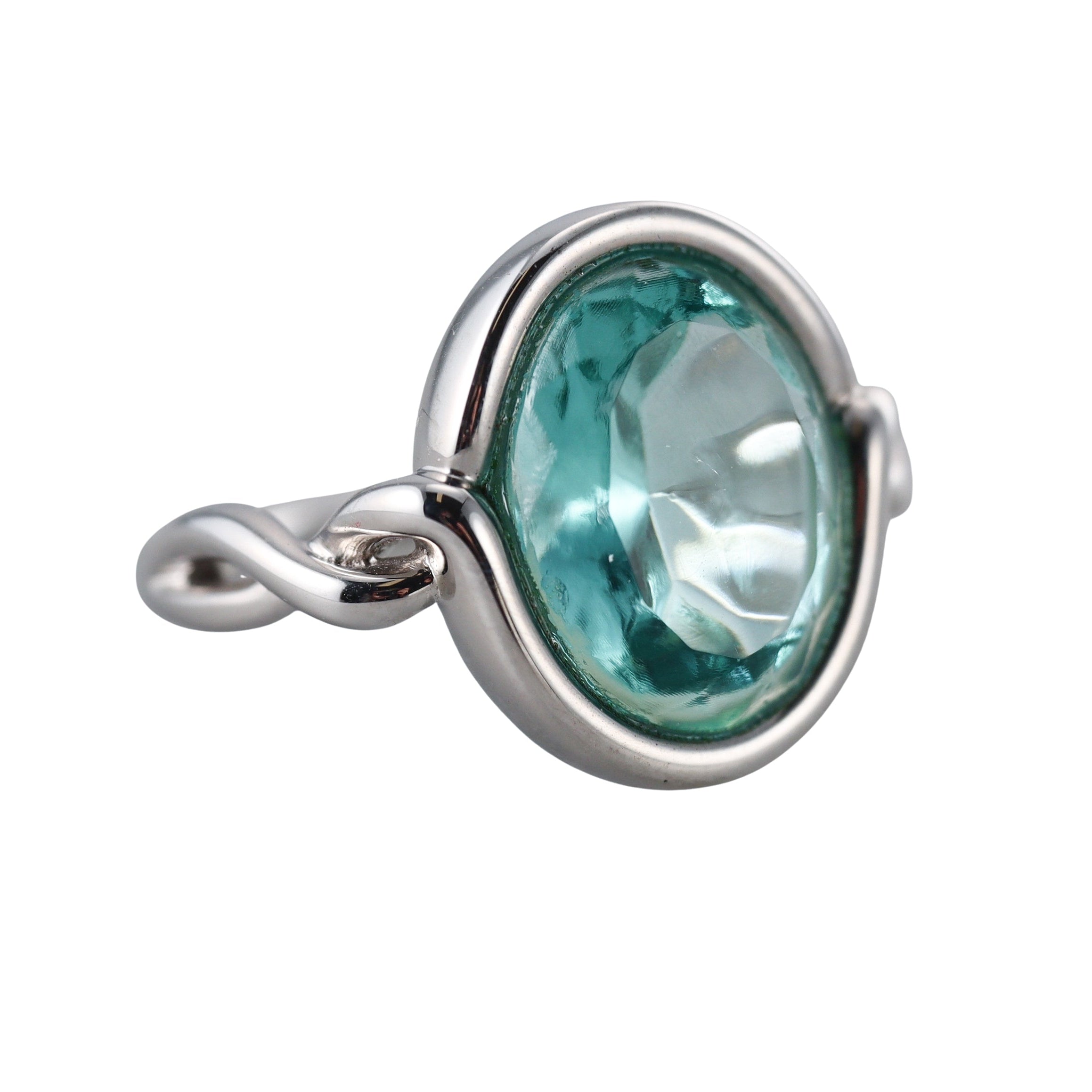 Baccarat Crystal Marie-Helene De Taillac Sterling Silver Turquoise Ring 2812918