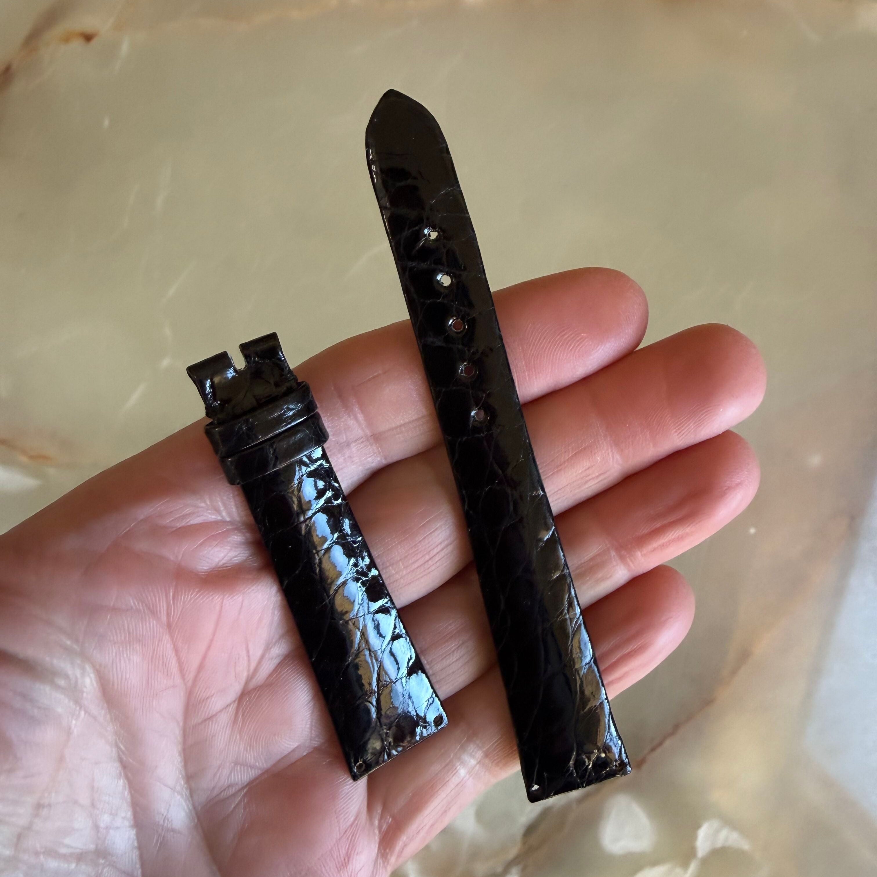 Authentic Audemars Piguet Black Allgator Watch Strap Band 13mm