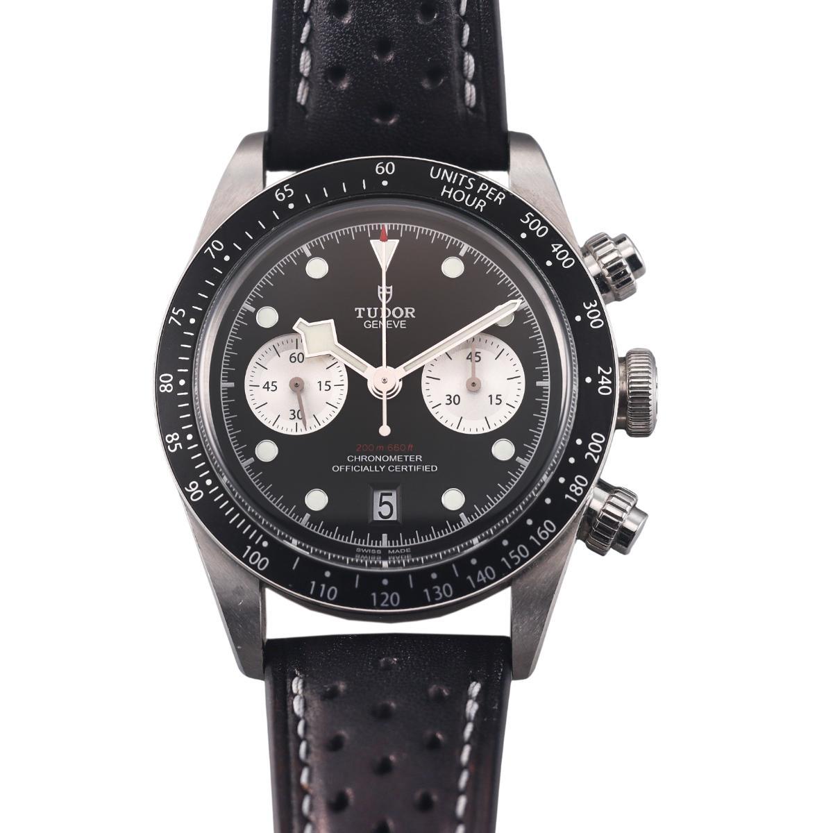 Tudor Black Bay Chronograph 79360N 41mm Black Dial Steel Watch