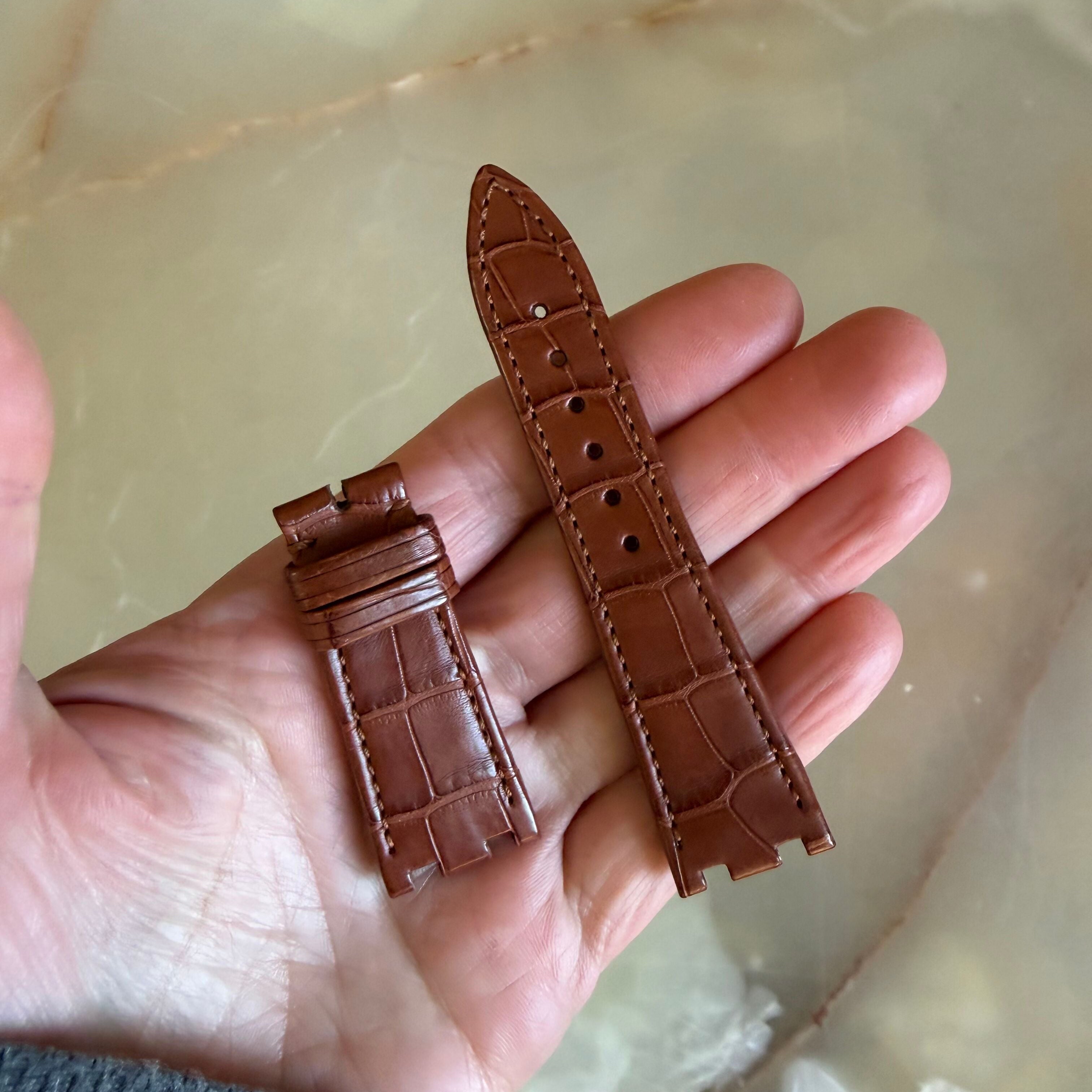 Authentic Audemars Piguet Brown Crocodile Watch Band Strap 21.5mm