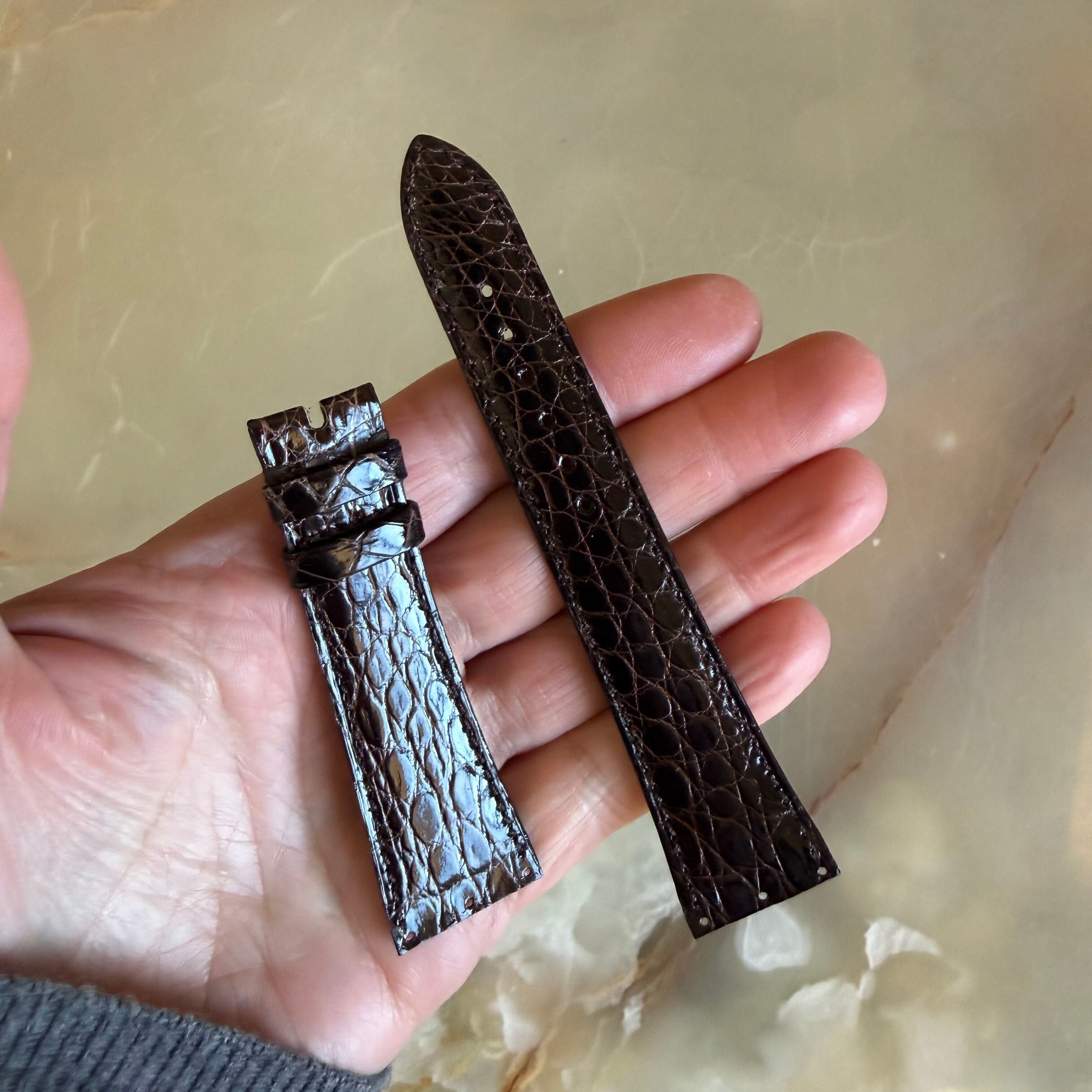 Authentic Audemars Piguet Brown Alligator Watch Band Strap 18mm