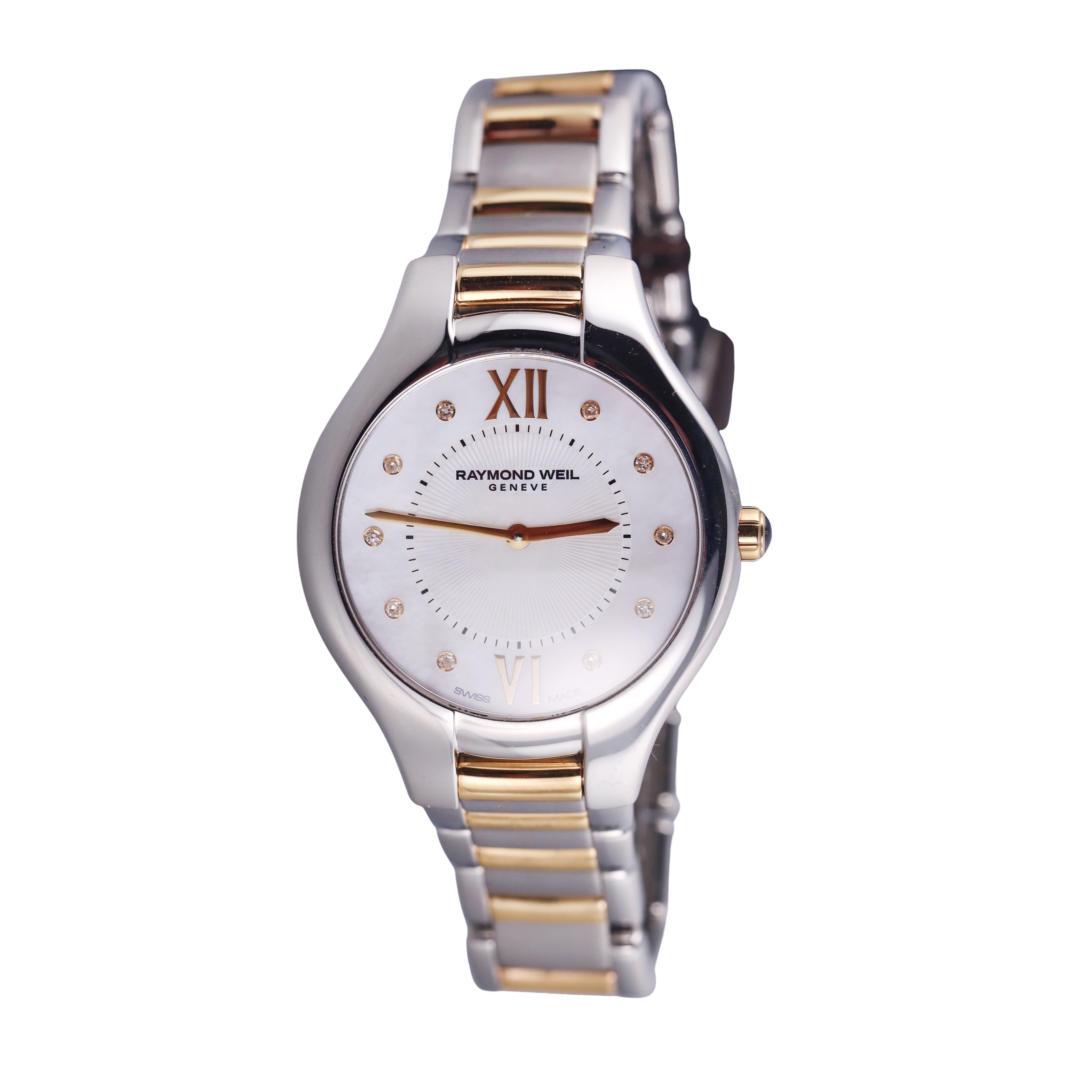 Raymond Weil Noemia Diamond MOP Quartz Ladies Watch 5132 Retail $1450