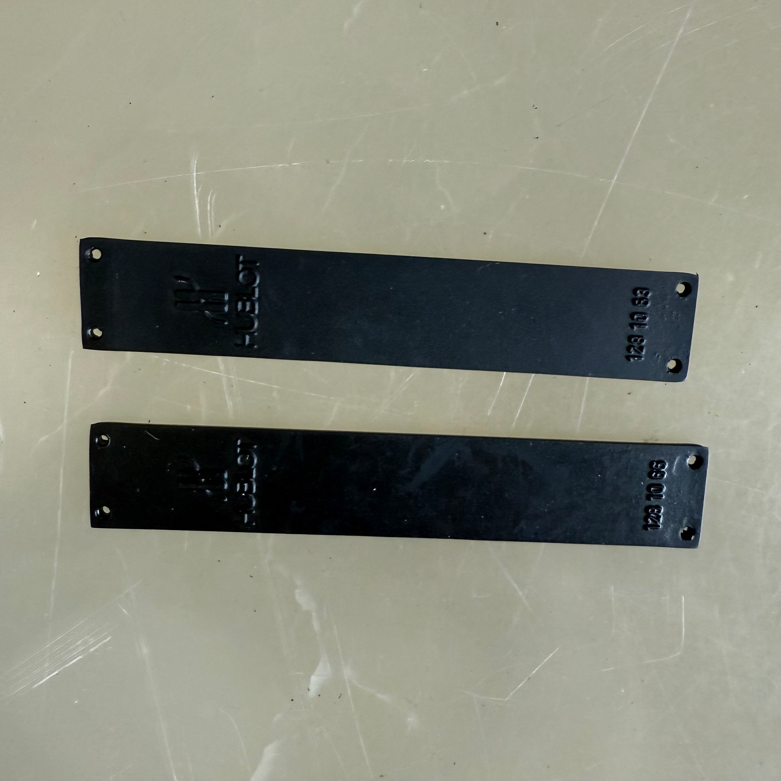 Authentic Hublot Black Rubber Watch Strap Band 11mm 128.10.63