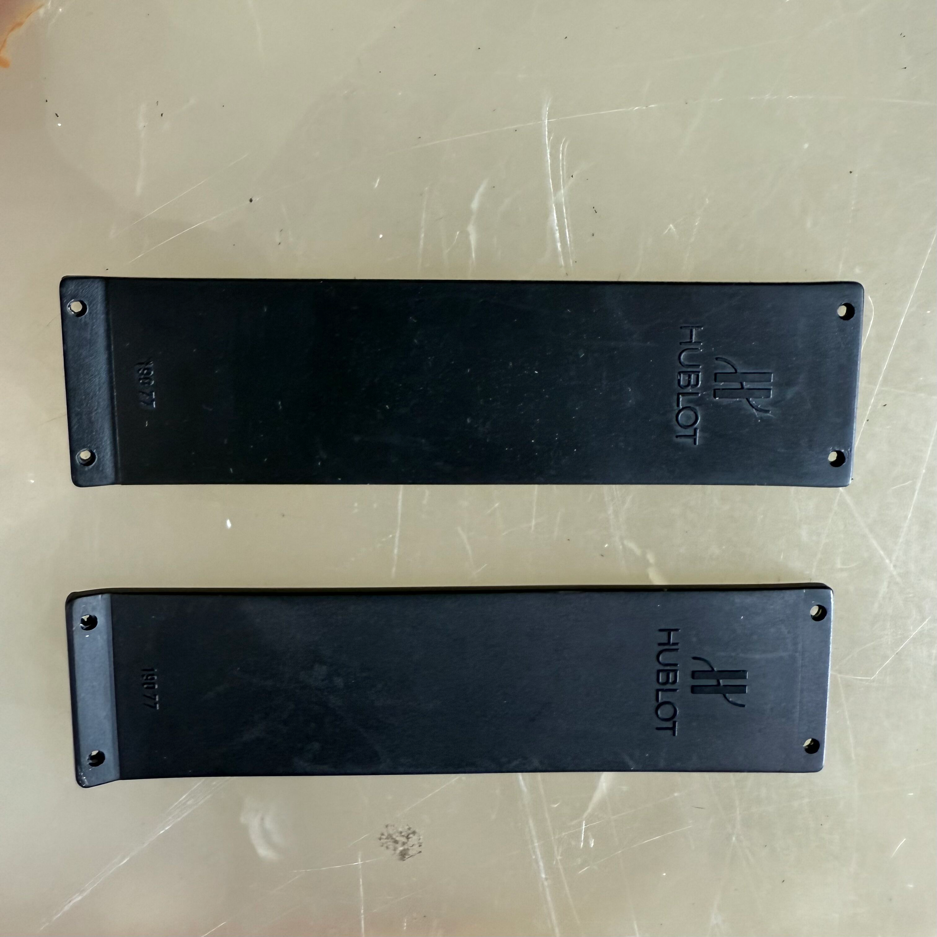 Authentic Hublot Black Rubber Watch Strap Band 20mm 190.77