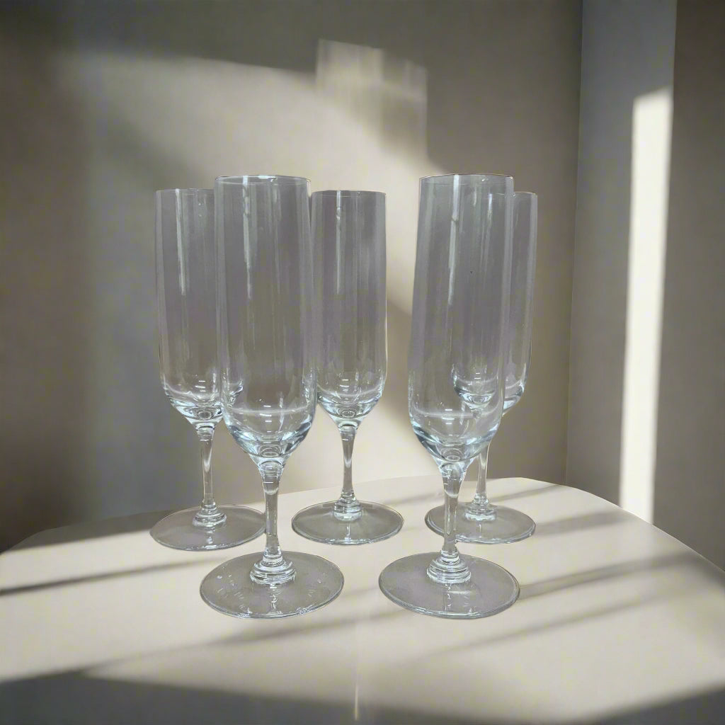 Saint-Louis Crystal Daphne Champagne Glass Set of 5