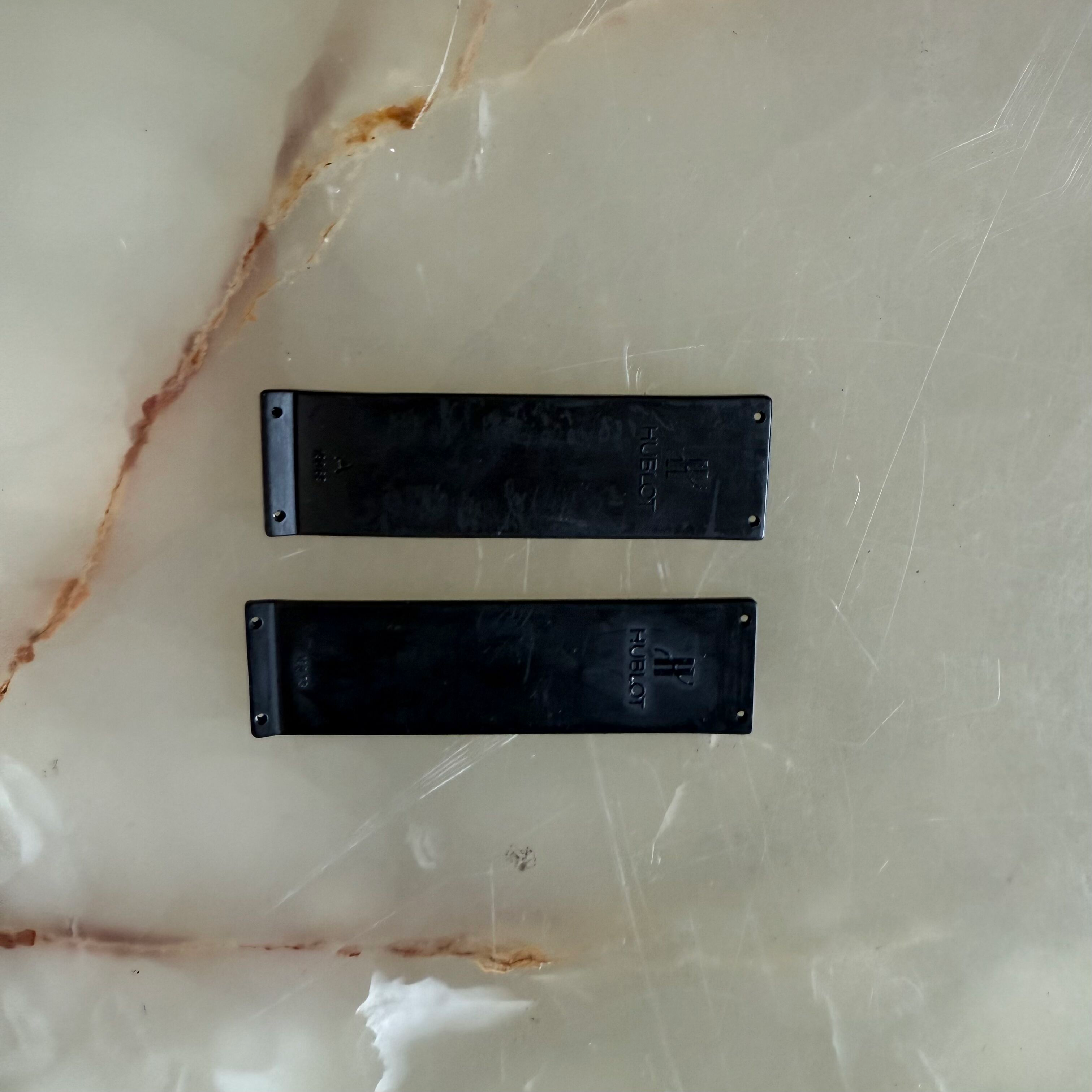 Authentic Hublot Black Rubber Watch Strap Band 20mm 190.73/69