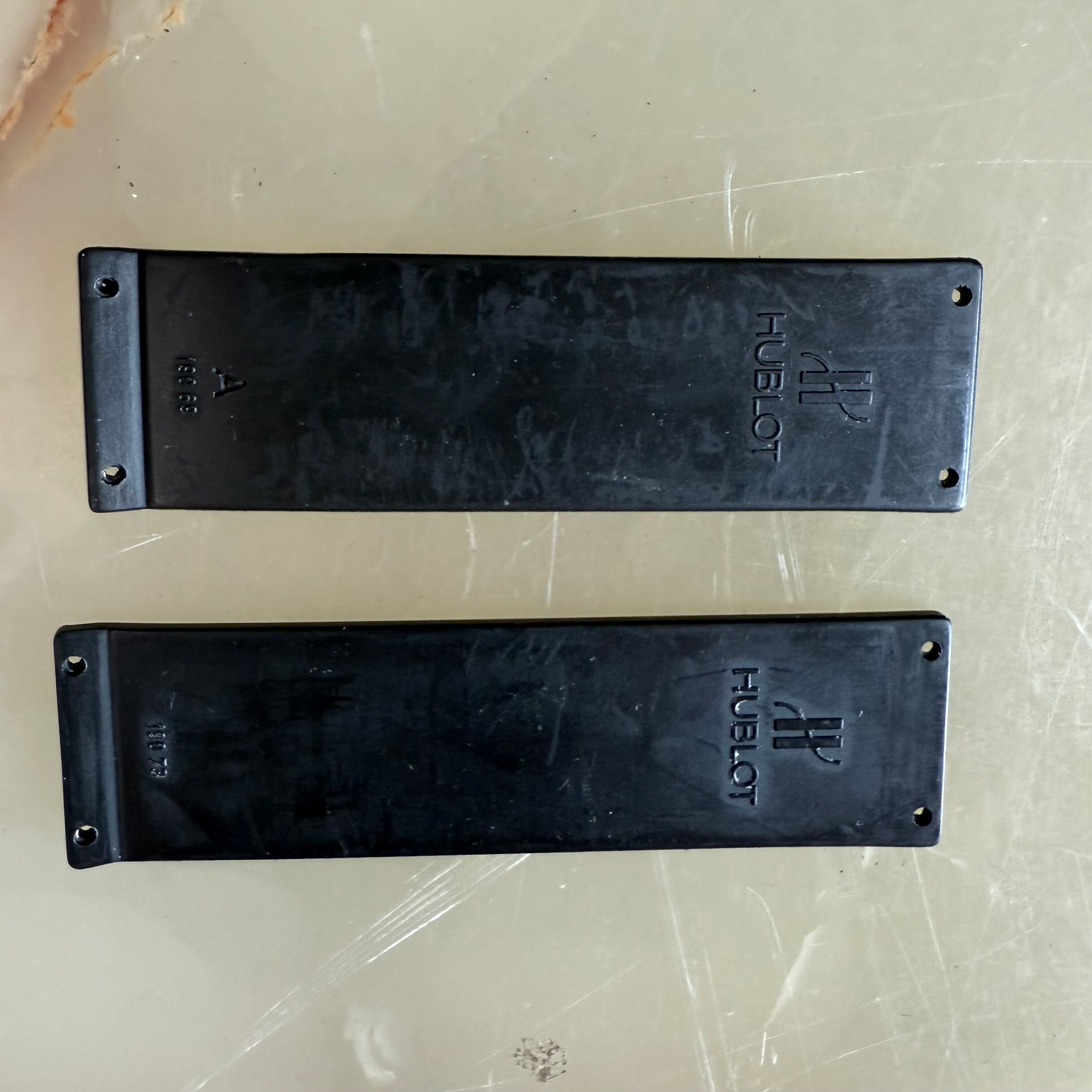 Authentic Hublot Black Rubber Watch Strap Band 20mm 190.73/69