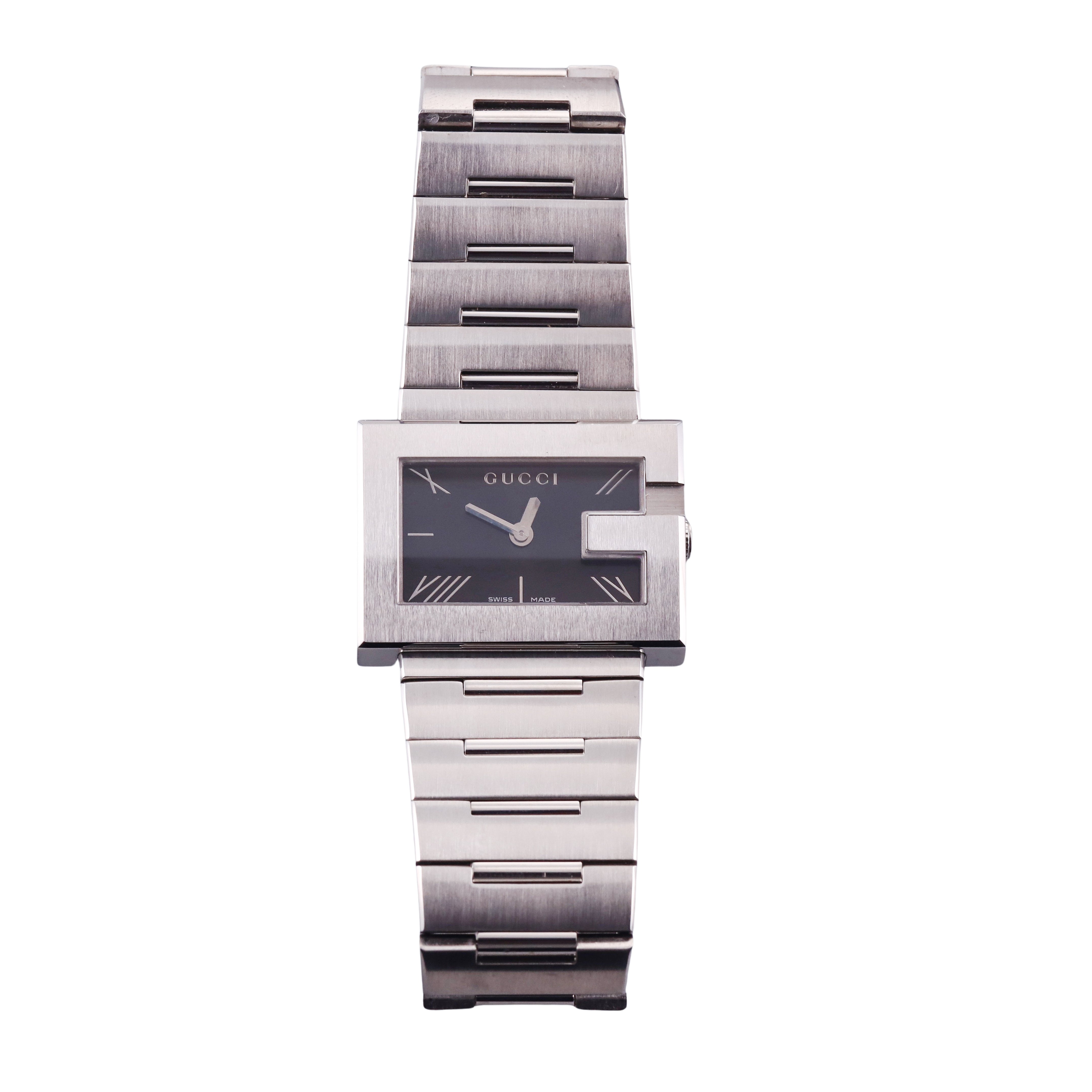 Gucci G Frame Stainless Steel Watch 100L YA100505