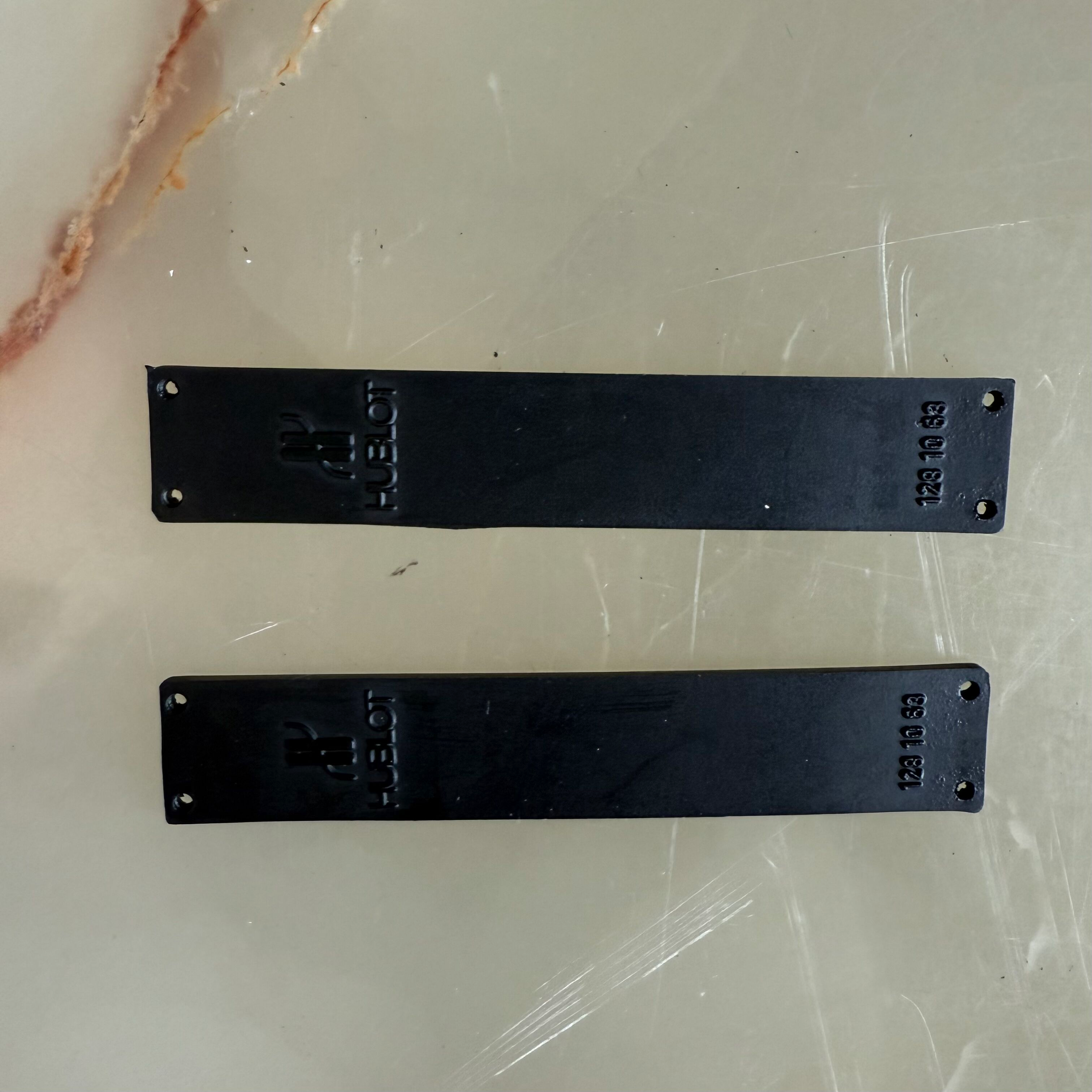 Authentic Hublot Black Rubber Watch Strap Band 11mm 128.10.63