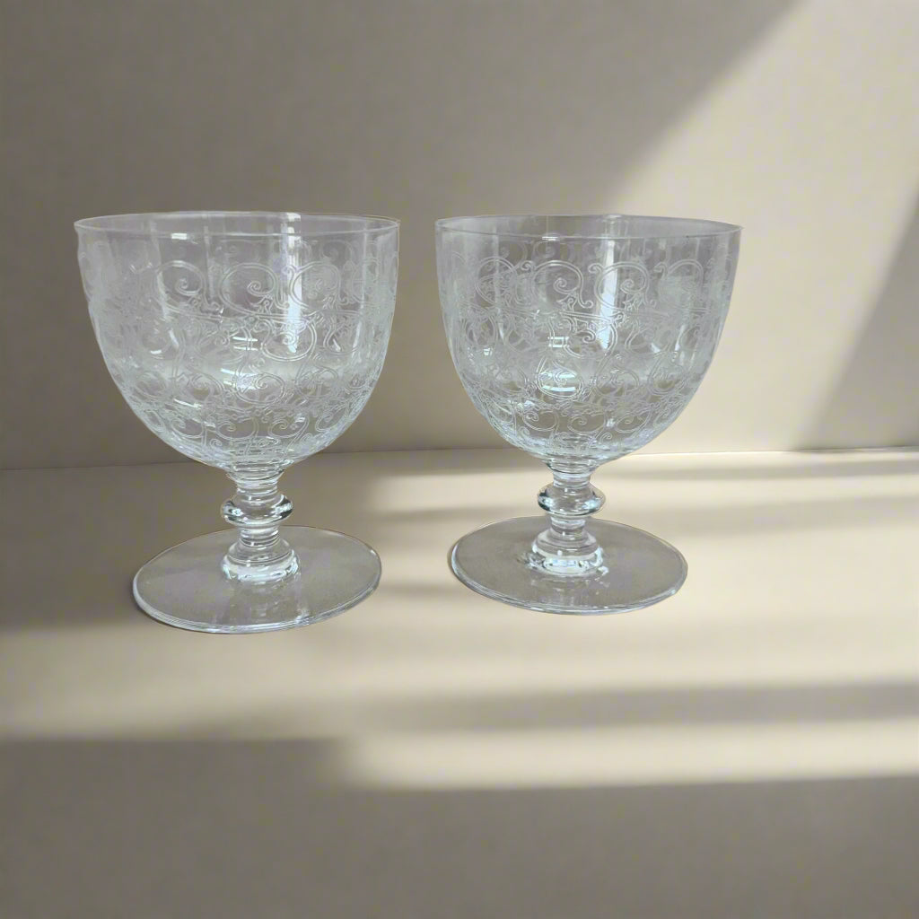 Baccarat Rohan Crystal Water Goblet Set of 2