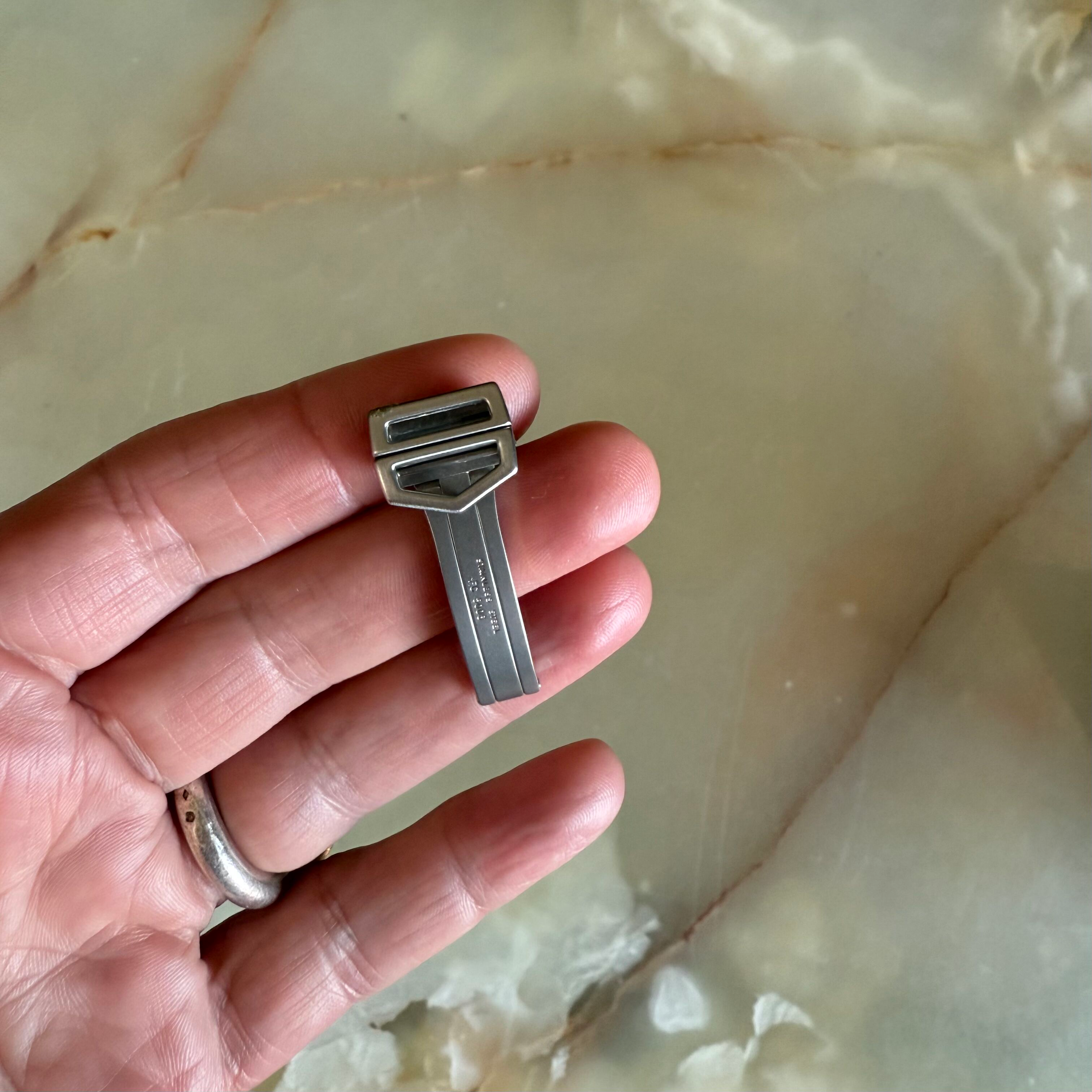 Authentic TAG Heuer Steel Deployment Clasp 12mm FC5006