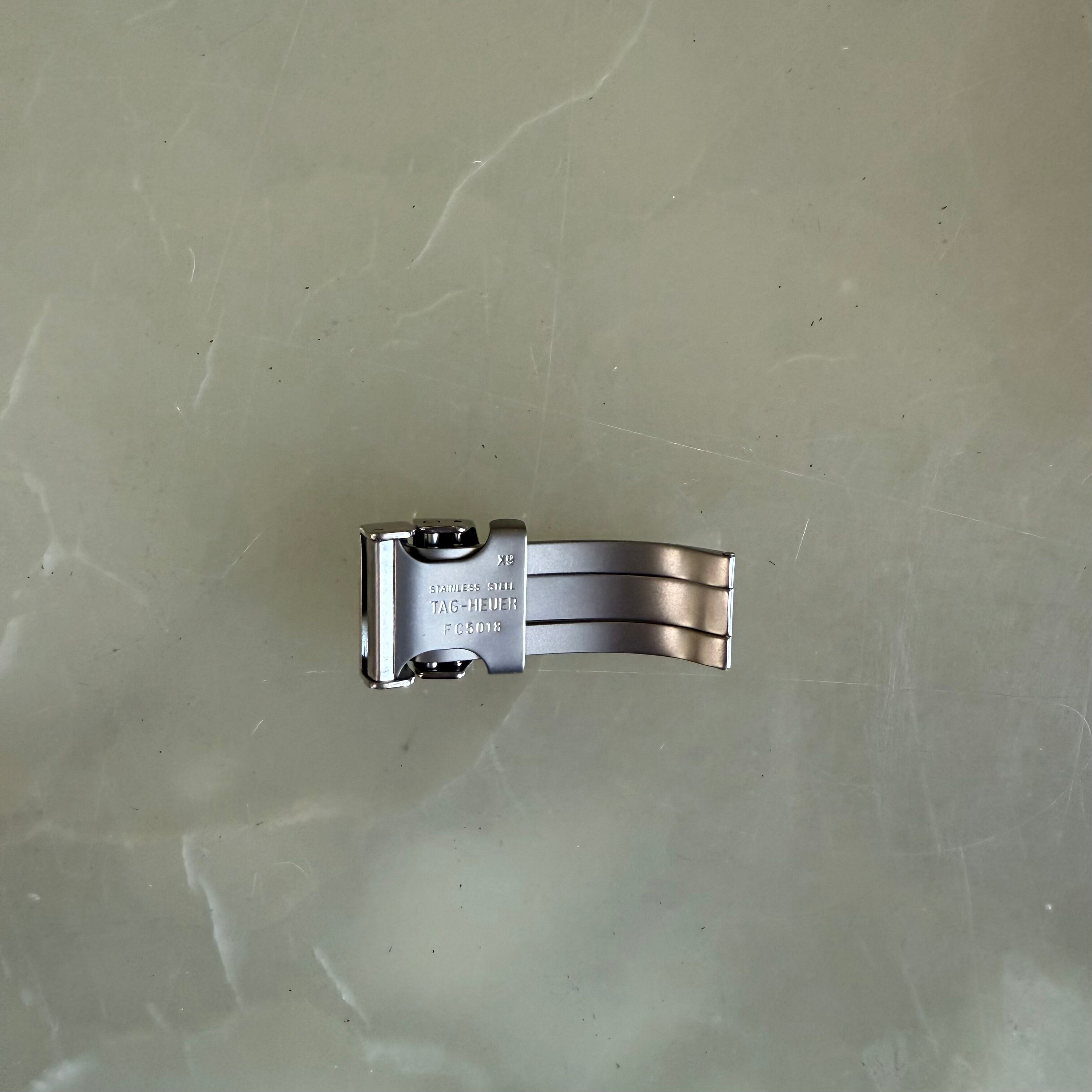 Authentic TAG Heuer Steel Deployment Clasp 17mm FC5018